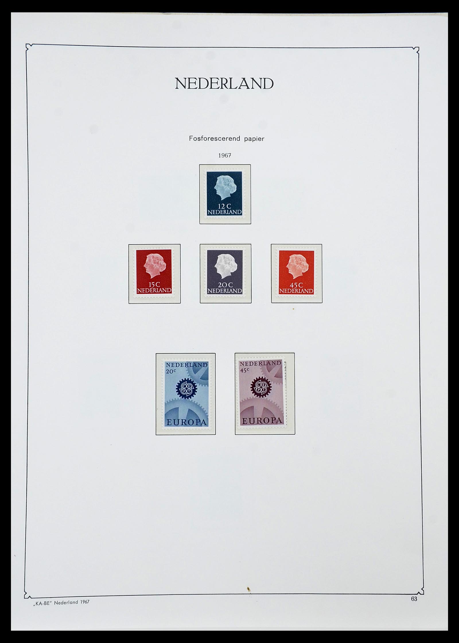 34590 065 - Postzegelverzameling 34590 Nederland 1900-1986.