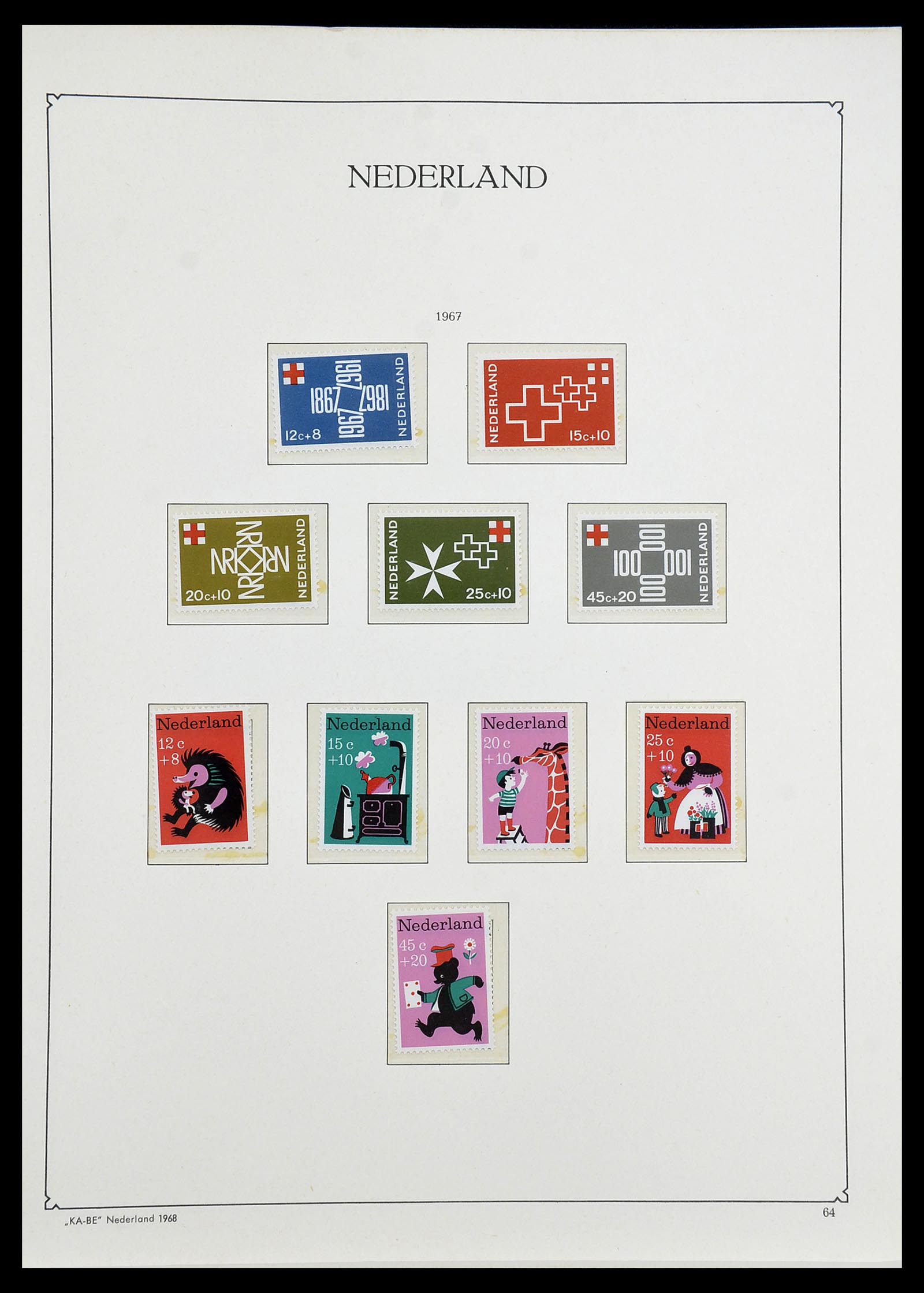 34590 066 - Postzegelverzameling 34590 Nederland 1900-1986.