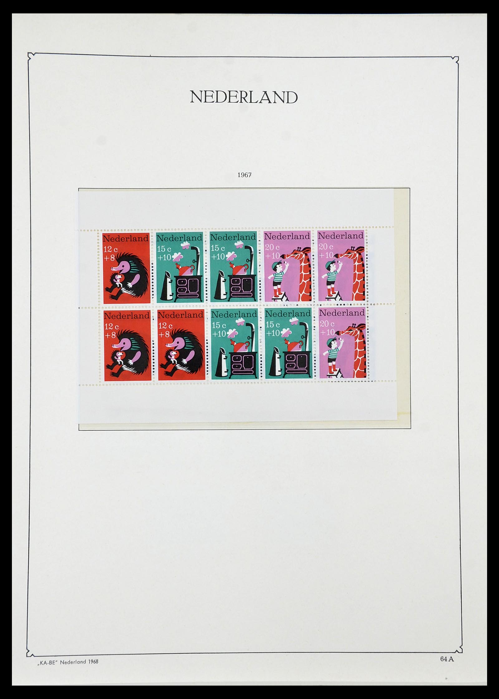 34590 067 - Postzegelverzameling 34590 Nederland 1900-1986.