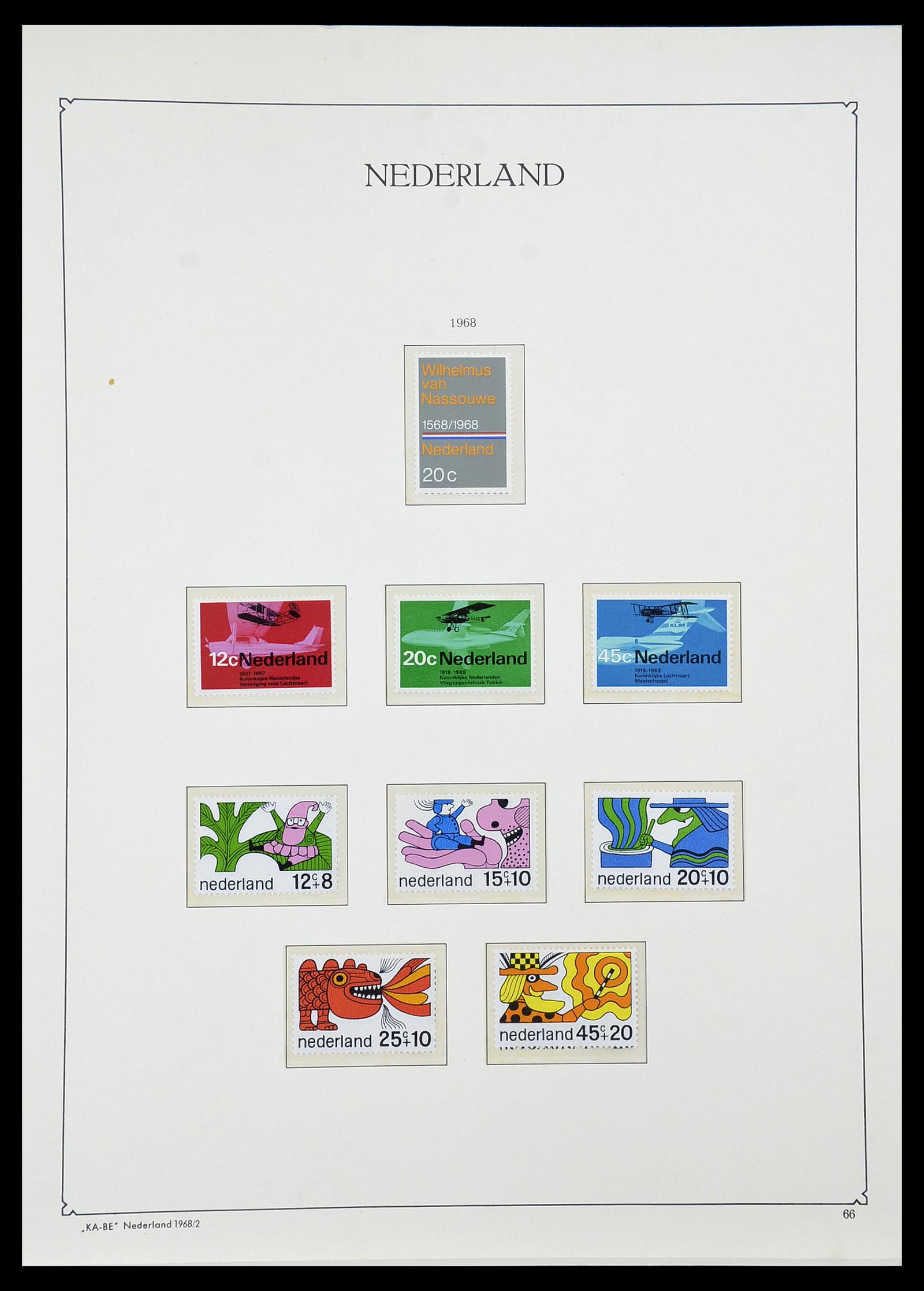 34590 069 - Postzegelverzameling 34590 Nederland 1900-1986.