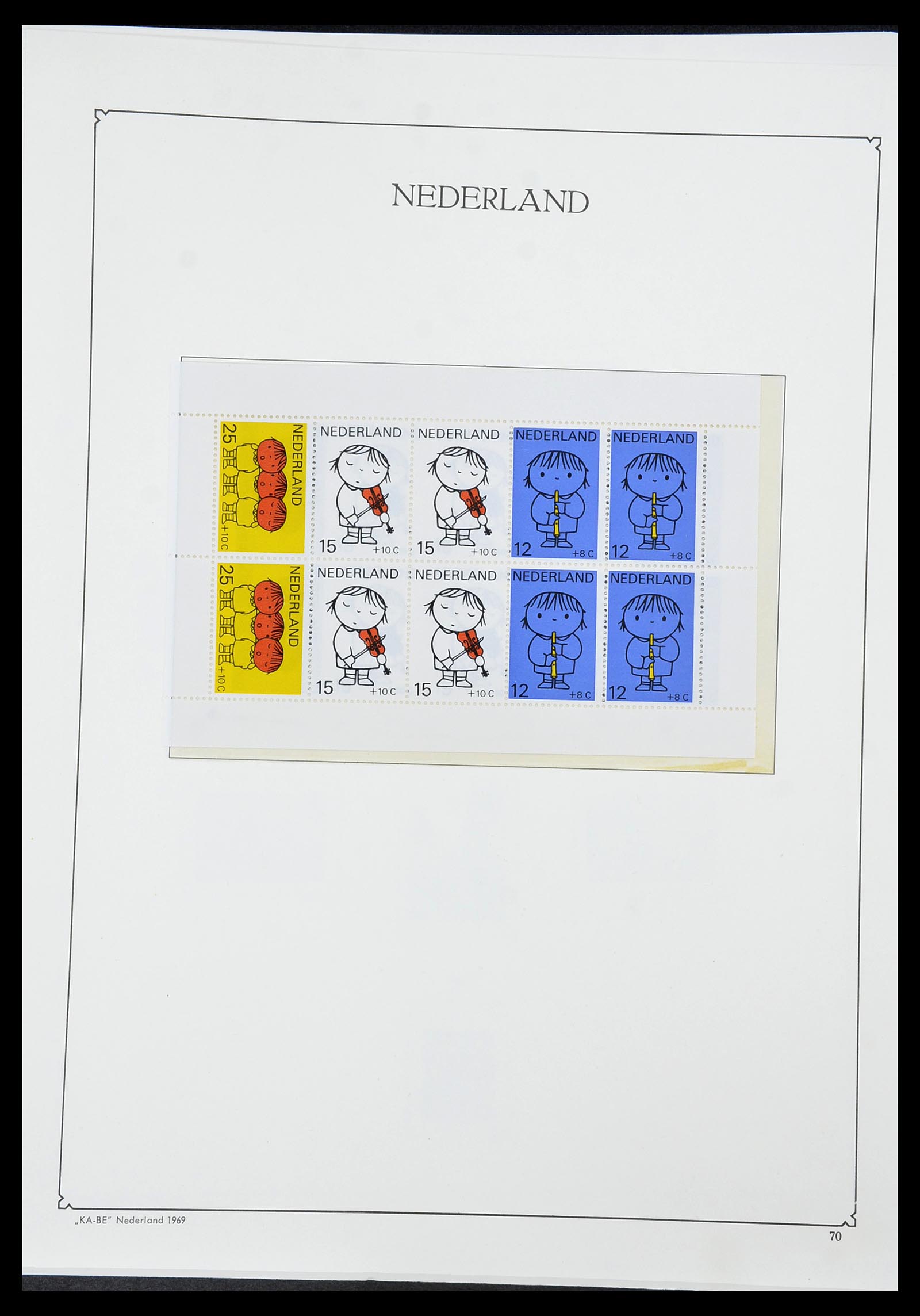 34590 073 - Postzegelverzameling 34590 Nederland 1900-1986.