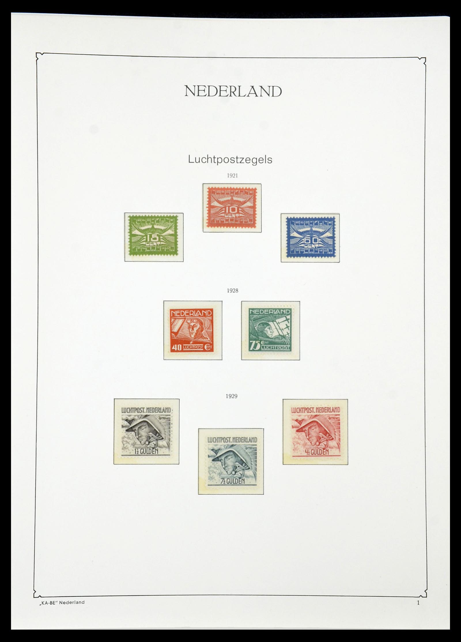 34590 077 - Postzegelverzameling 34590 Nederland 1900-1986.