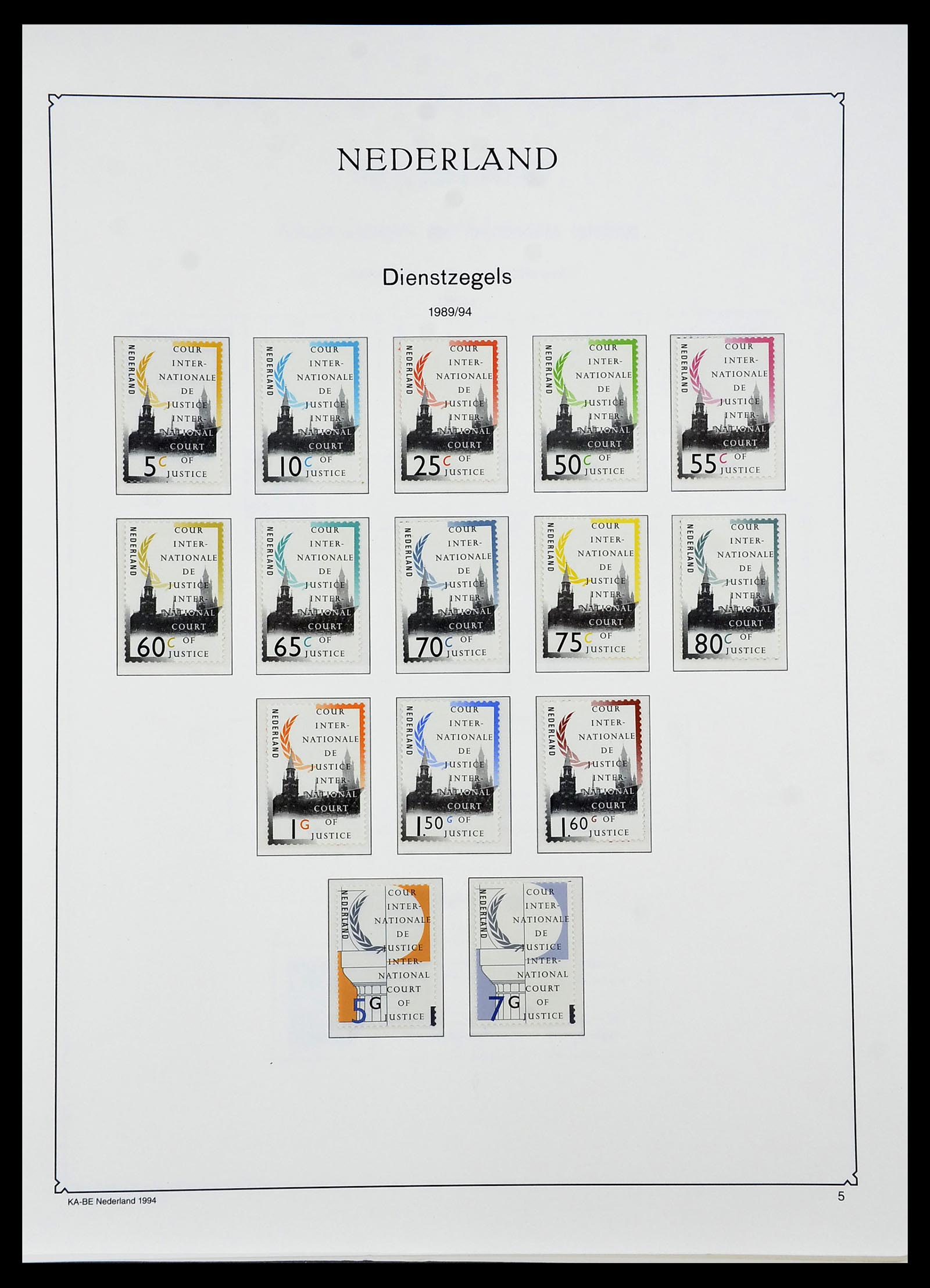 34590 080 - Postzegelverzameling 34590 Nederland 1900-1986.