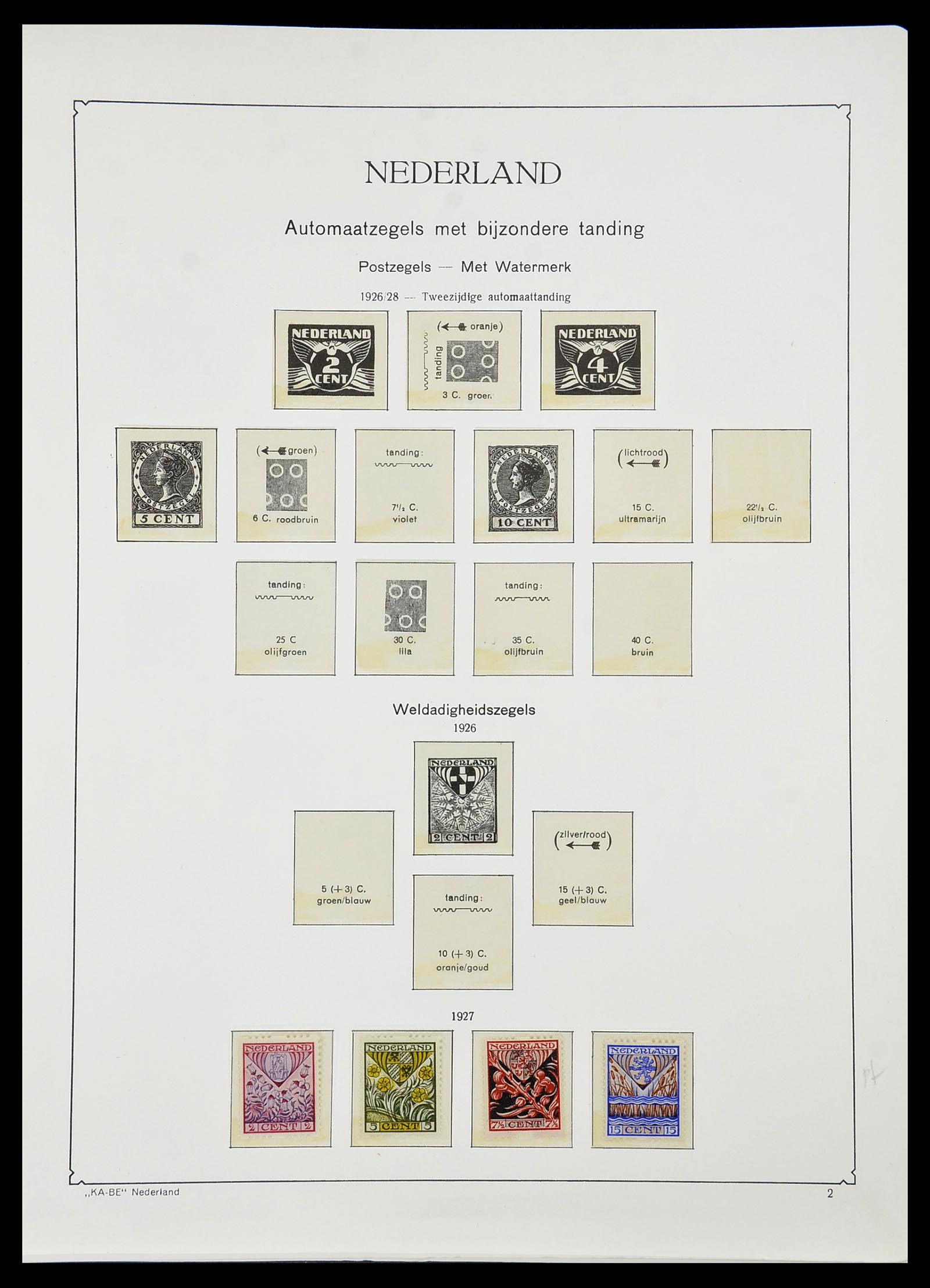 34590 081 - Postzegelverzameling 34590 Nederland 1900-1986.