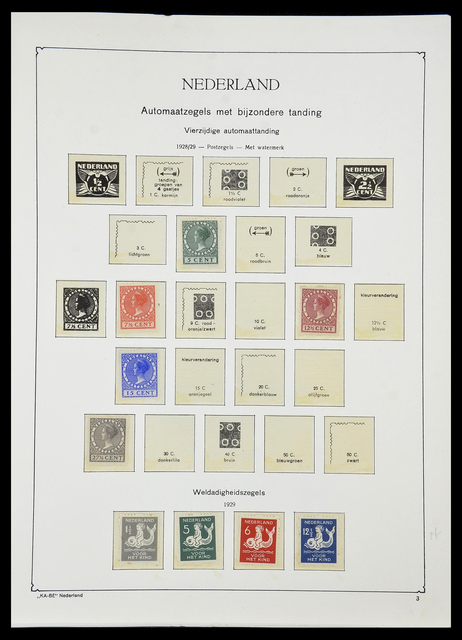 34590 082 - Postzegelverzameling 34590 Nederland 1900-1986.