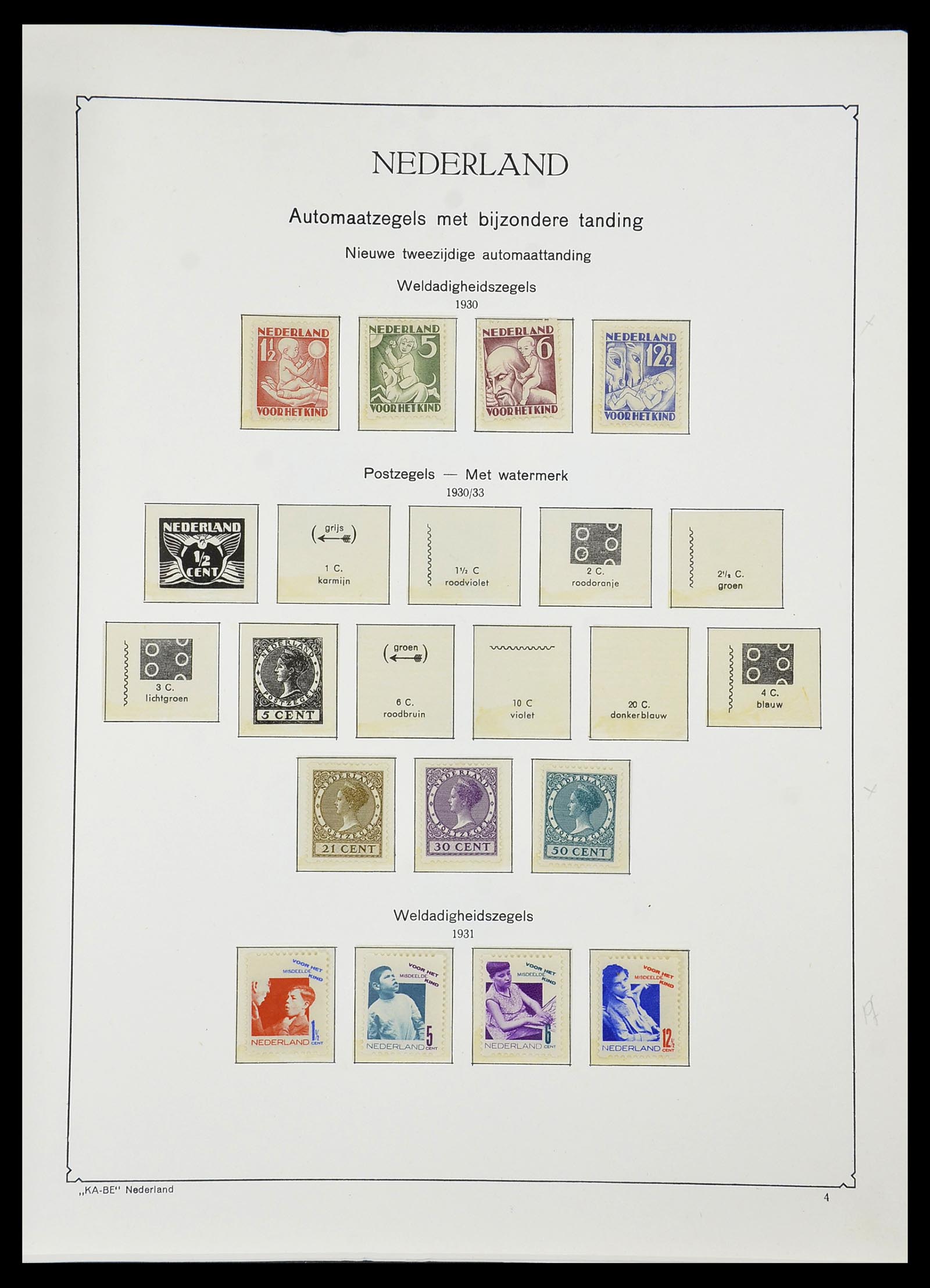 34590 083 - Postzegelverzameling 34590 Nederland 1900-1986.