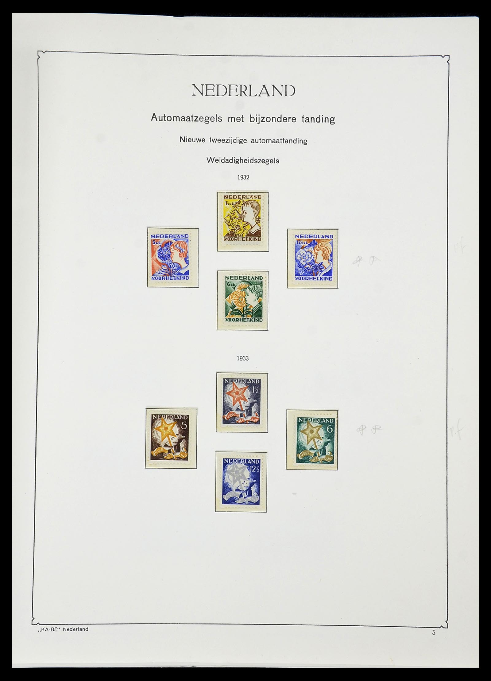 34590 084 - Postzegelverzameling 34590 Nederland 1900-1986.