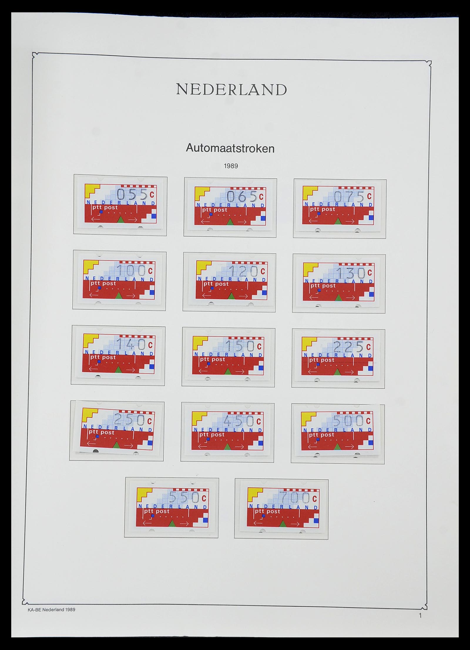 34590 085 - Postzegelverzameling 34590 Nederland 1900-1986.