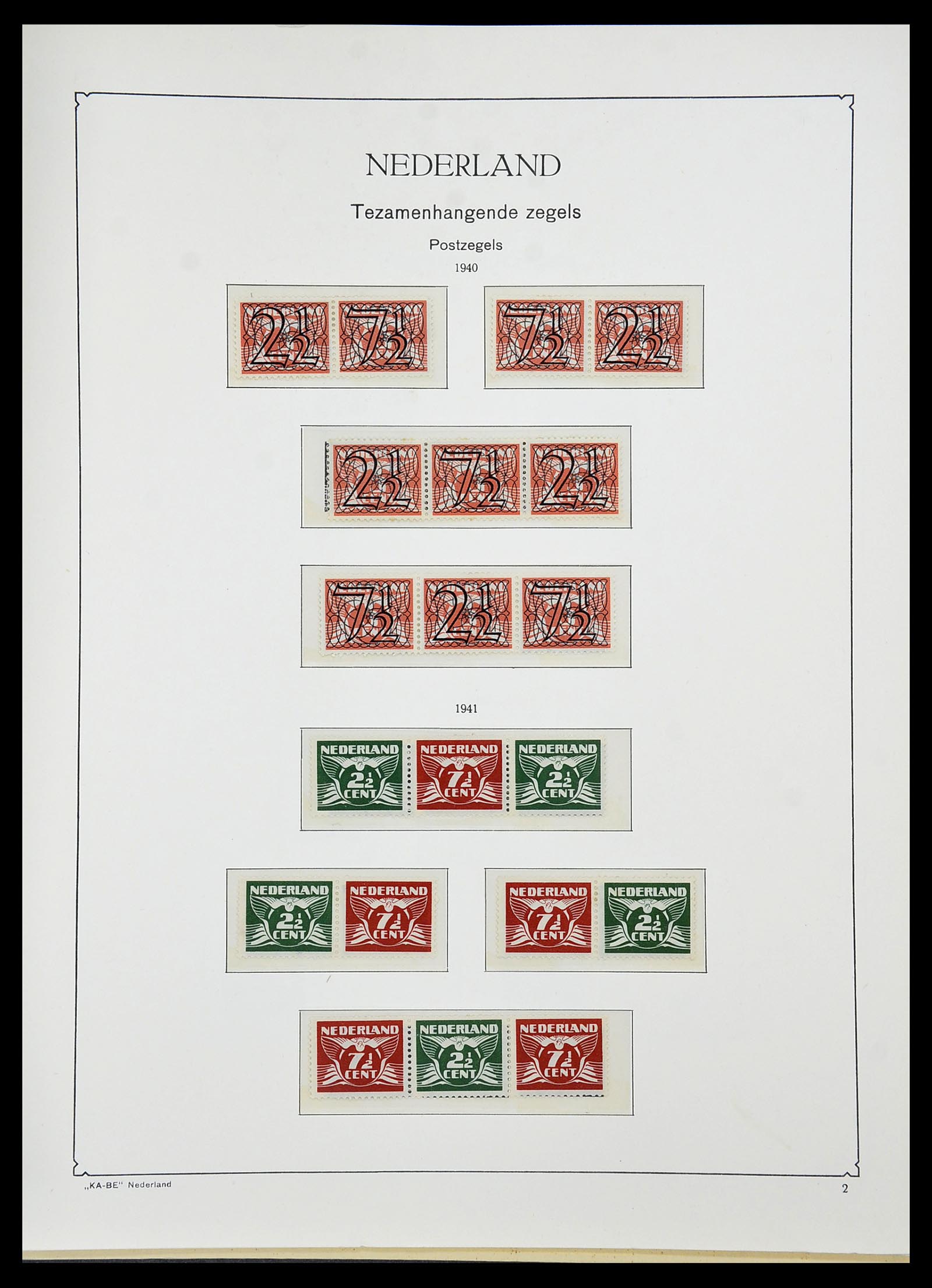 34590 088 - Postzegelverzameling 34590 Nederland 1900-1986.