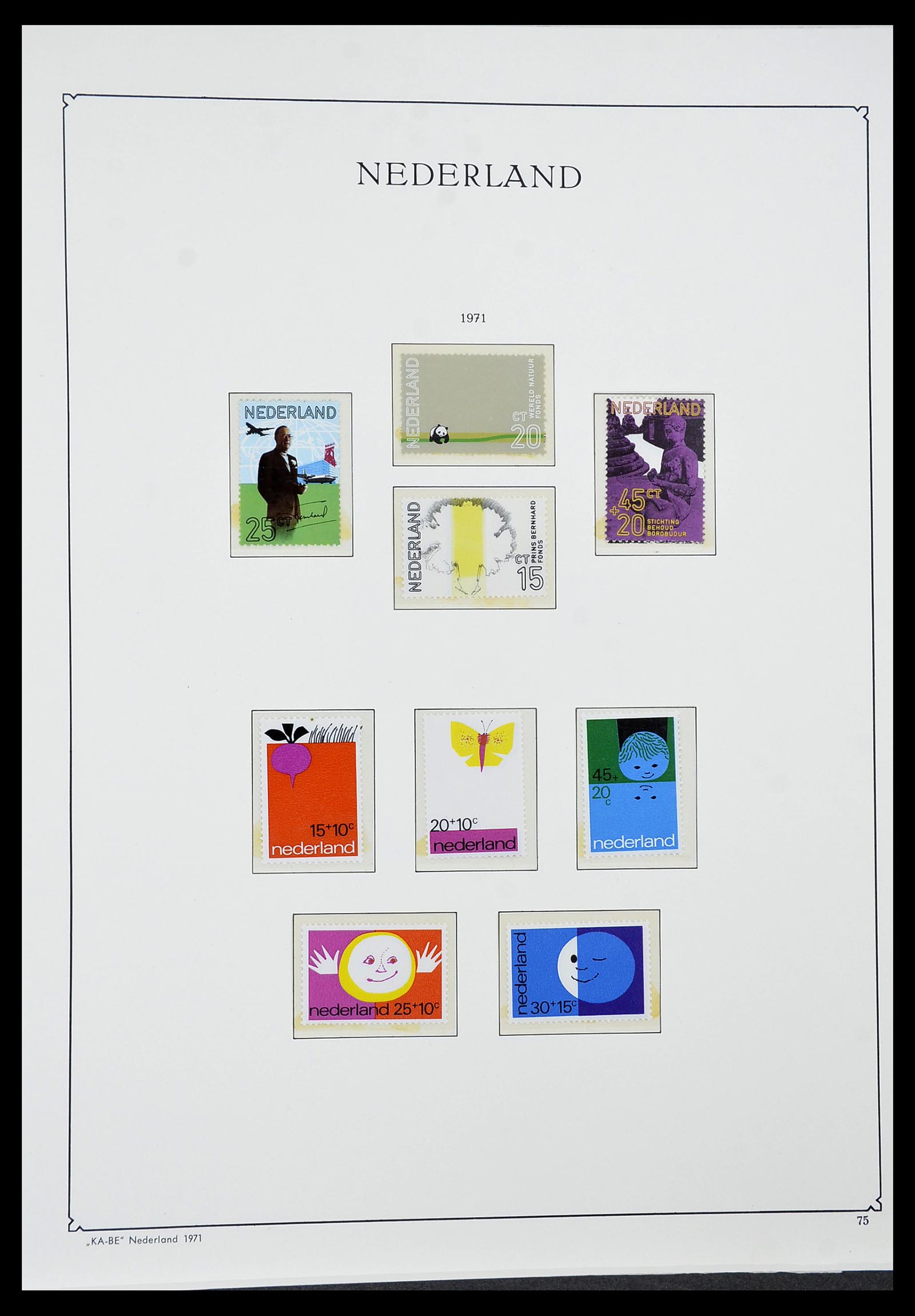 34590 090 - Postzegelverzameling 34590 Nederland 1900-1986.
