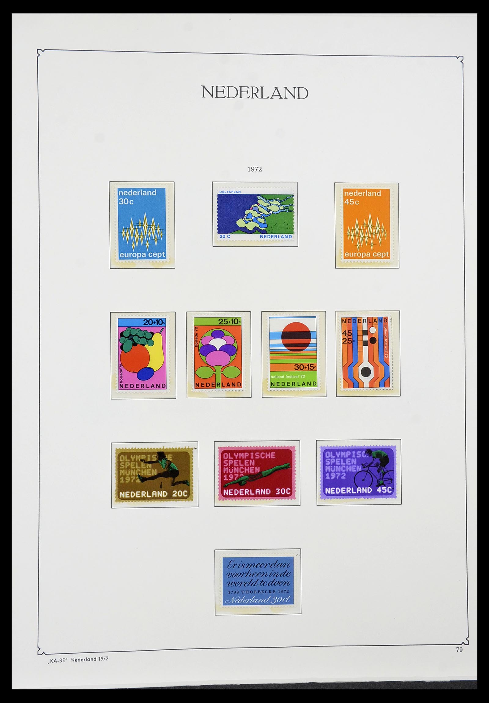 34590 094 - Postzegelverzameling 34590 Nederland 1900-1986.