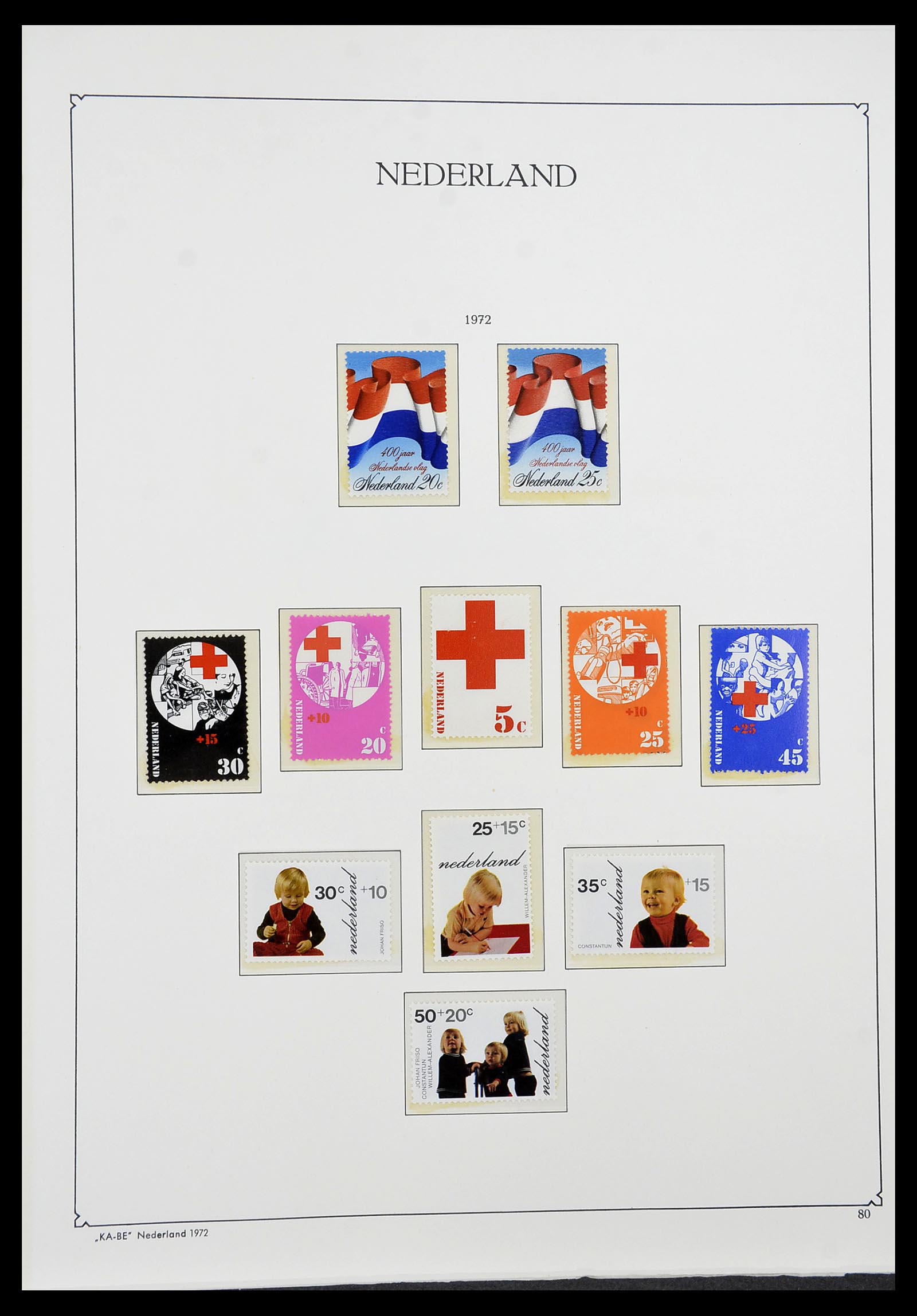34590 095 - Postzegelverzameling 34590 Nederland 1900-1986.