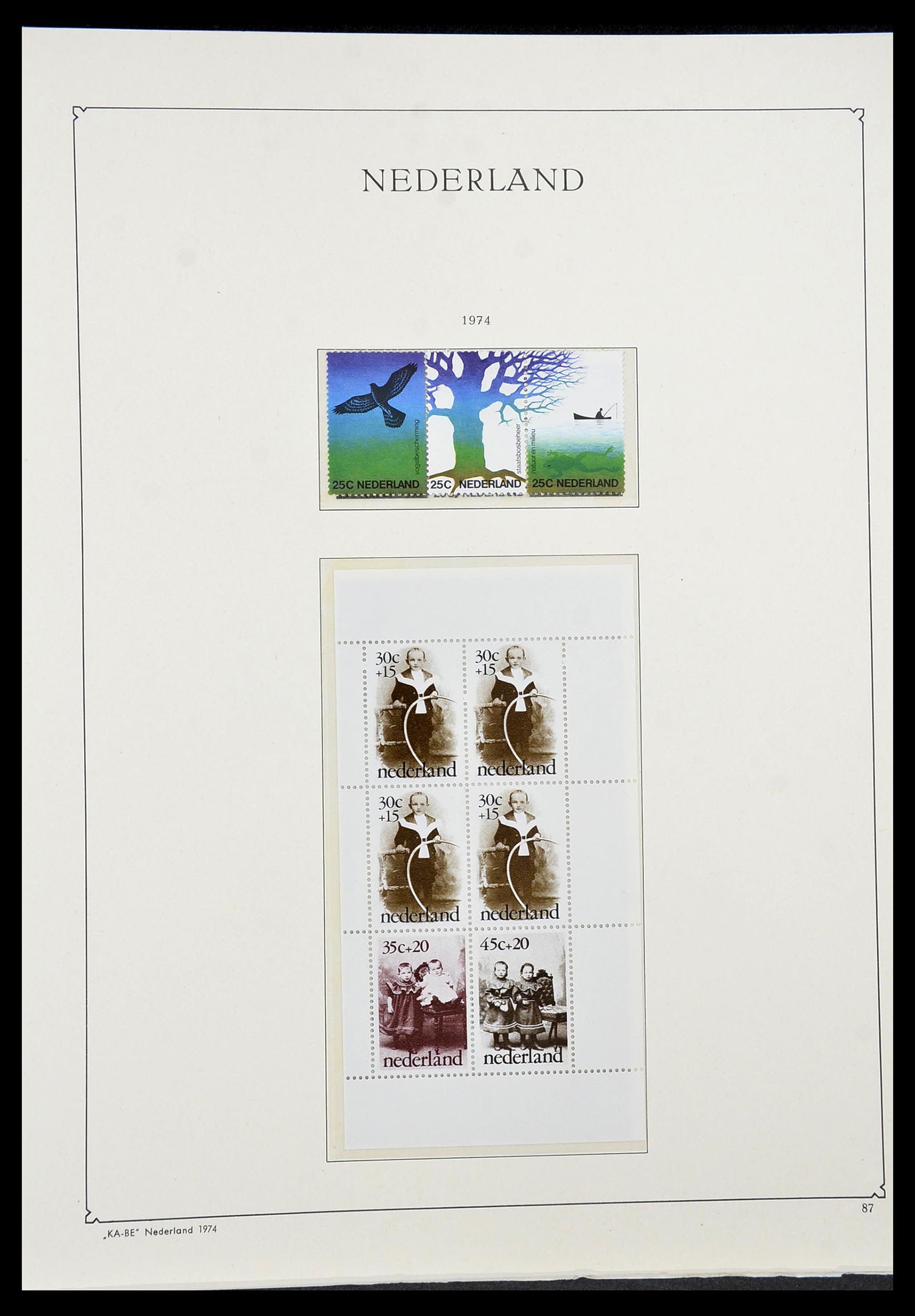 34590 102 - Postzegelverzameling 34590 Nederland 1900-1986.