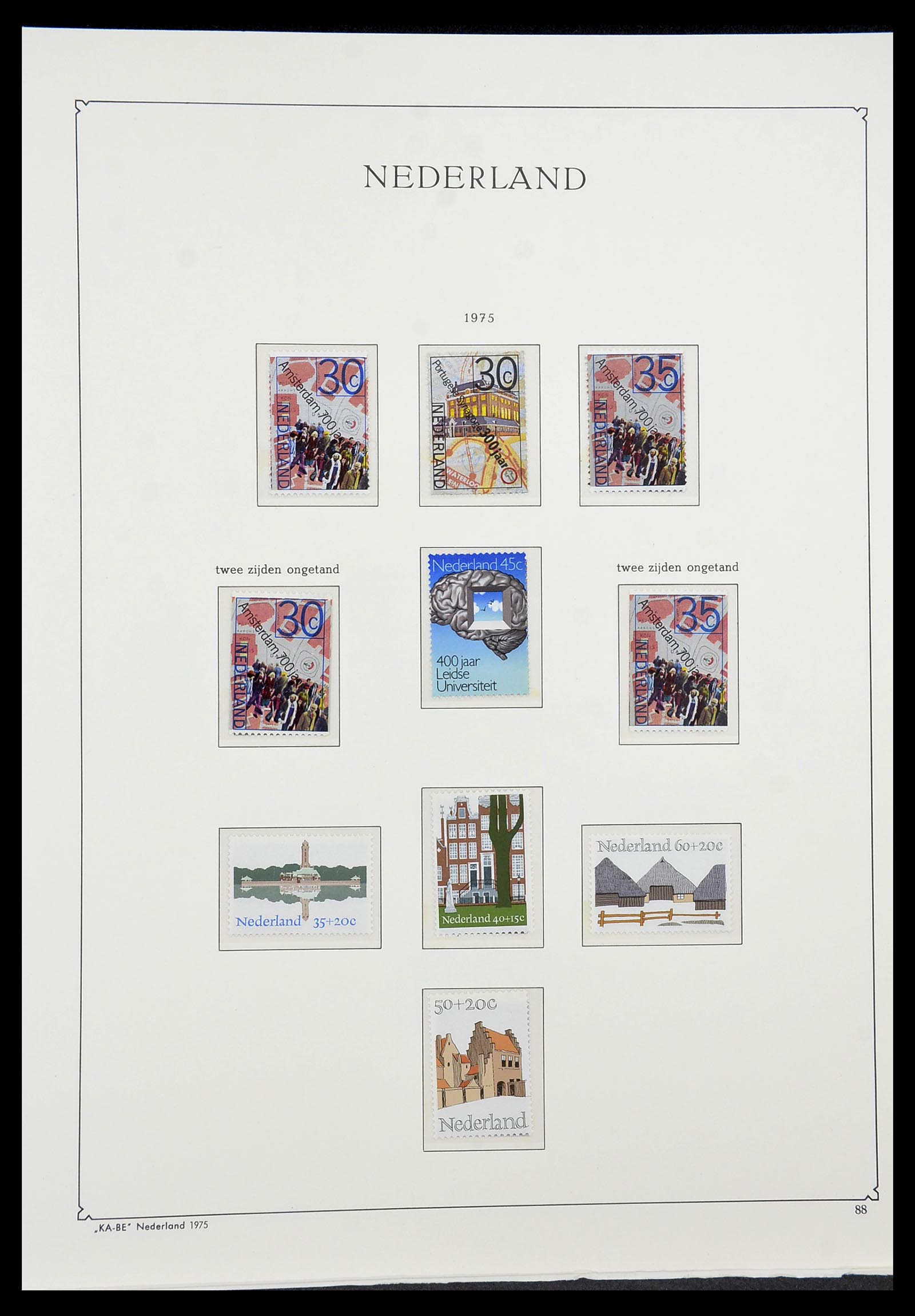 34590 103 - Postzegelverzameling 34590 Nederland 1900-1986.
