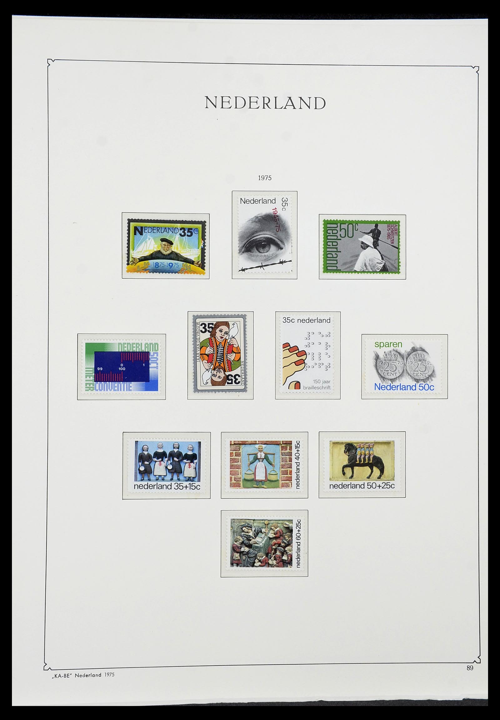 34590 104 - Postzegelverzameling 34590 Nederland 1900-1986.