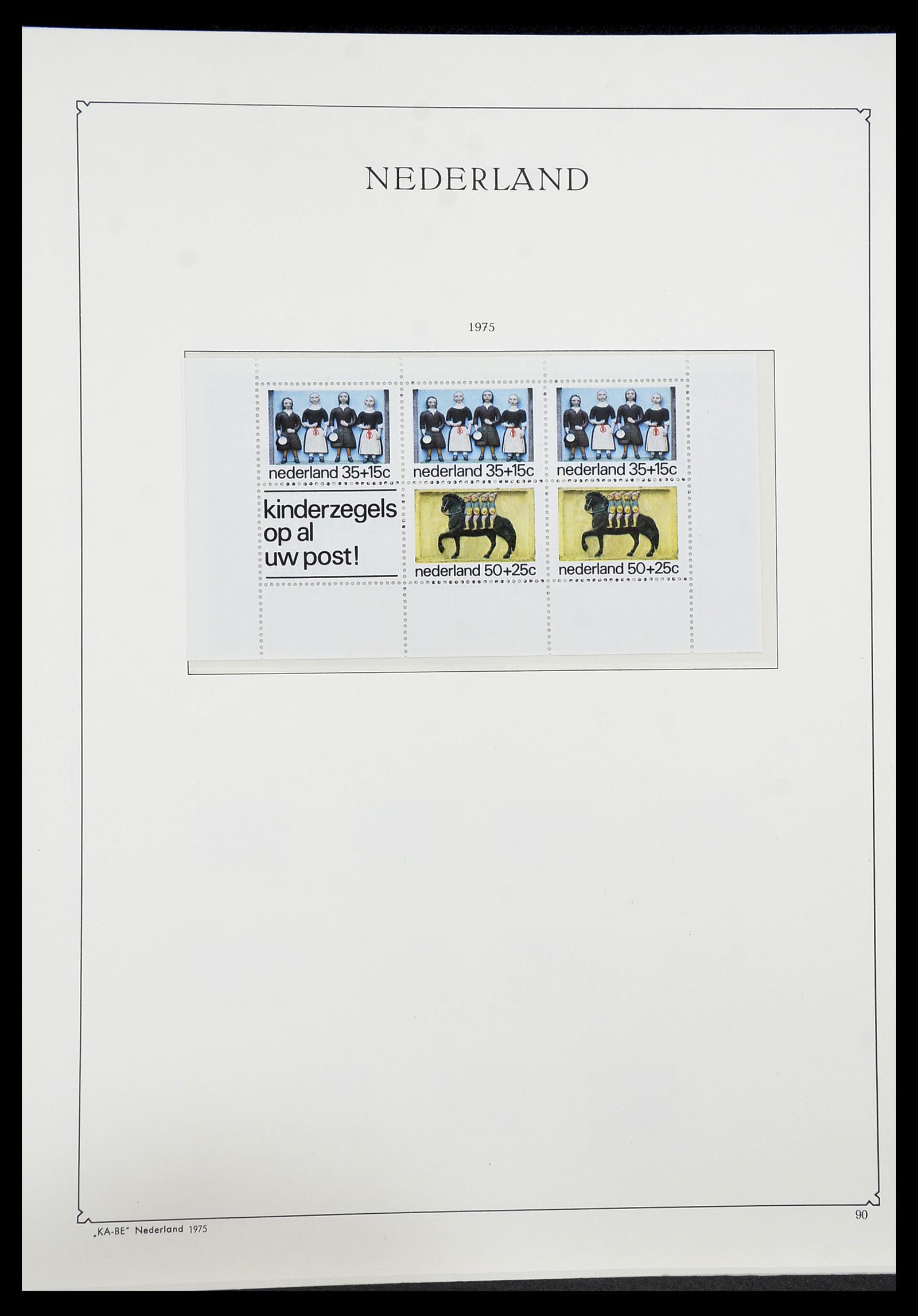 34590 105 - Postzegelverzameling 34590 Nederland 1900-1986.