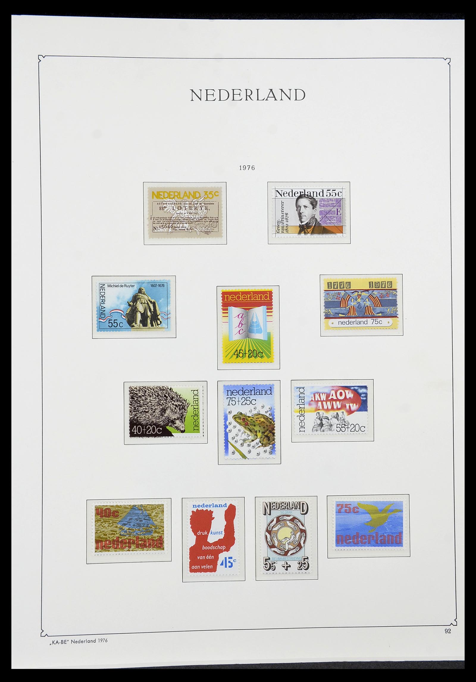 34590 107 - Postzegelverzameling 34590 Nederland 1900-1986.