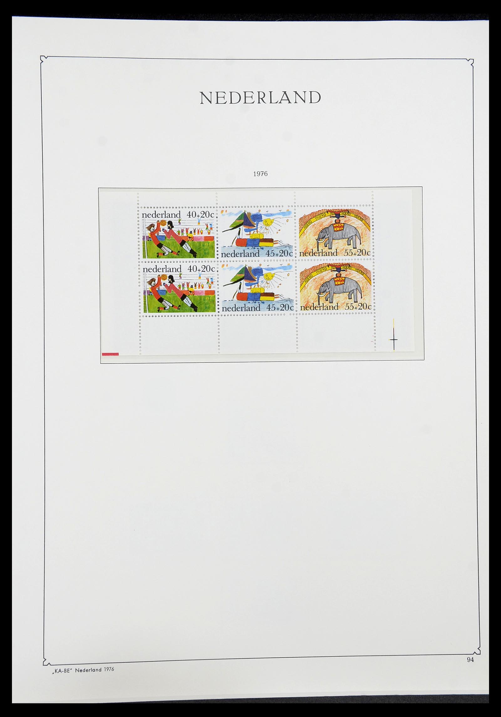 34590 110 - Postzegelverzameling 34590 Nederland 1900-1986.