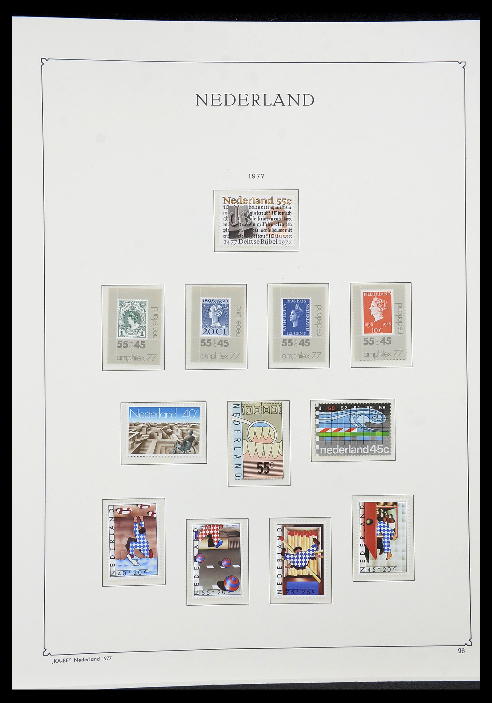 34590 112 - Postzegelverzameling 34590 Nederland 1900-1986.