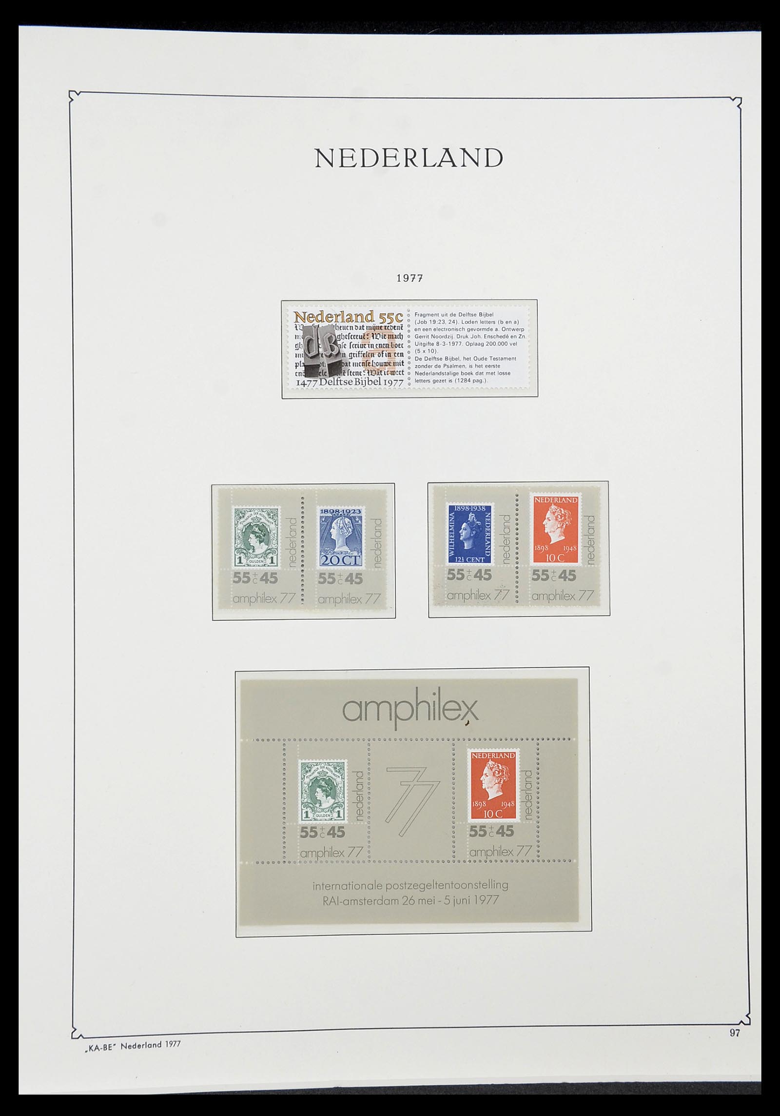 34590 113 - Postzegelverzameling 34590 Nederland 1900-1986.