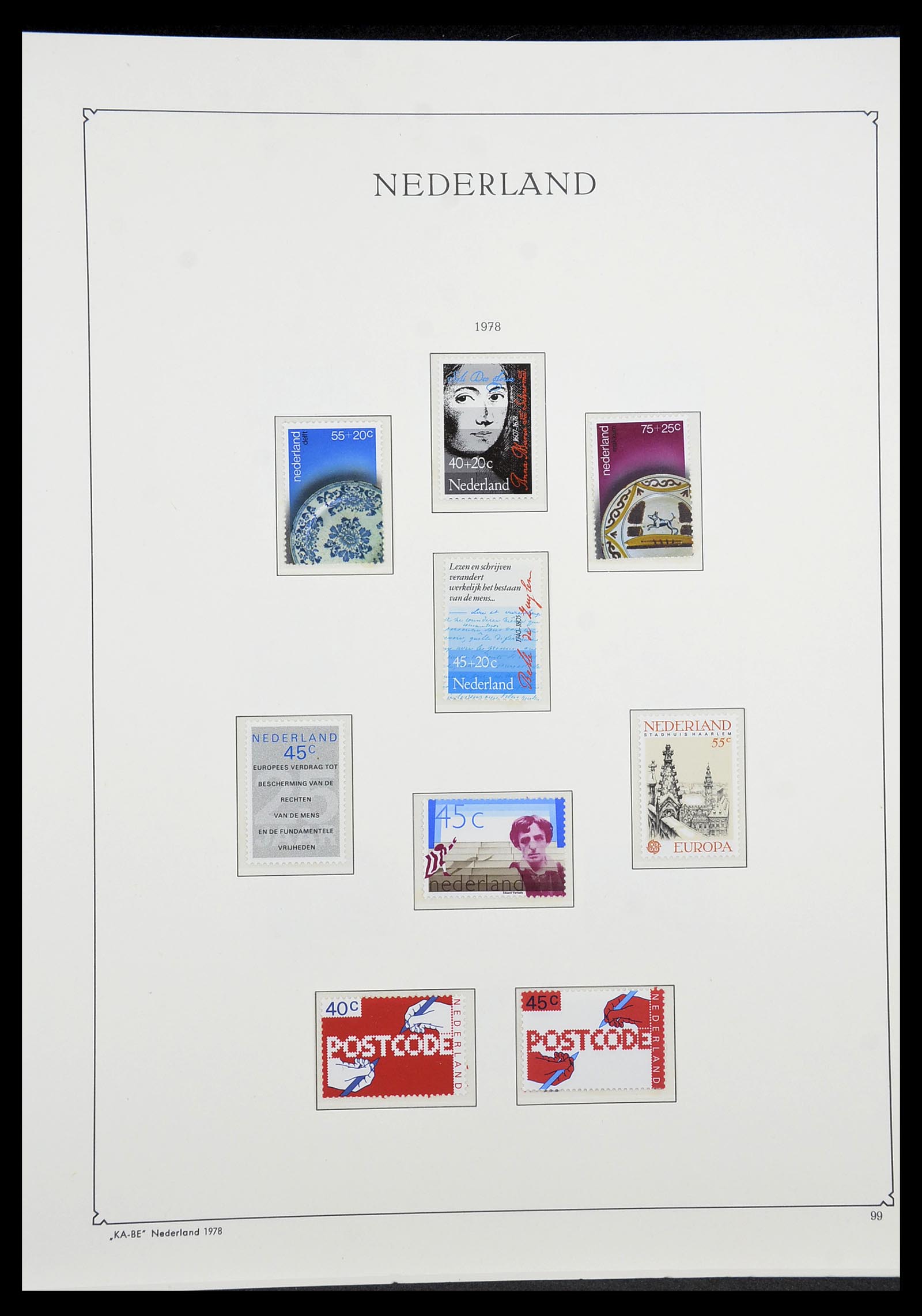 34590 115 - Postzegelverzameling 34590 Nederland 1900-1986.