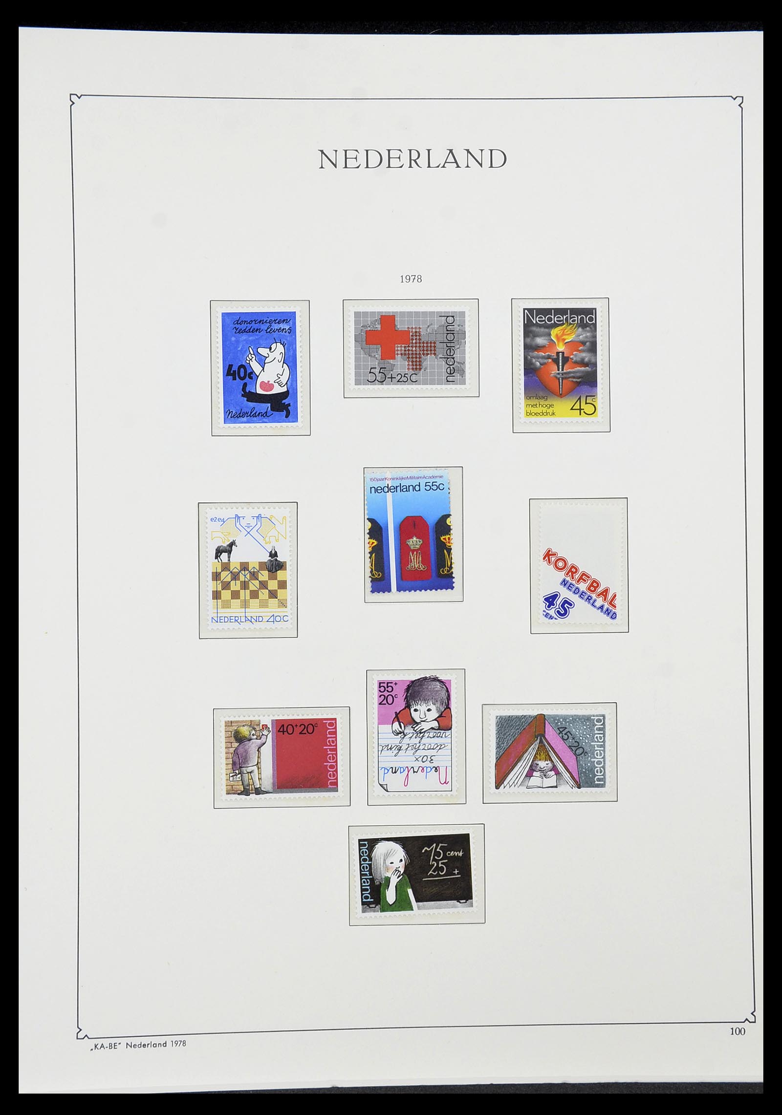 34590 116 - Postzegelverzameling 34590 Nederland 1900-1986.