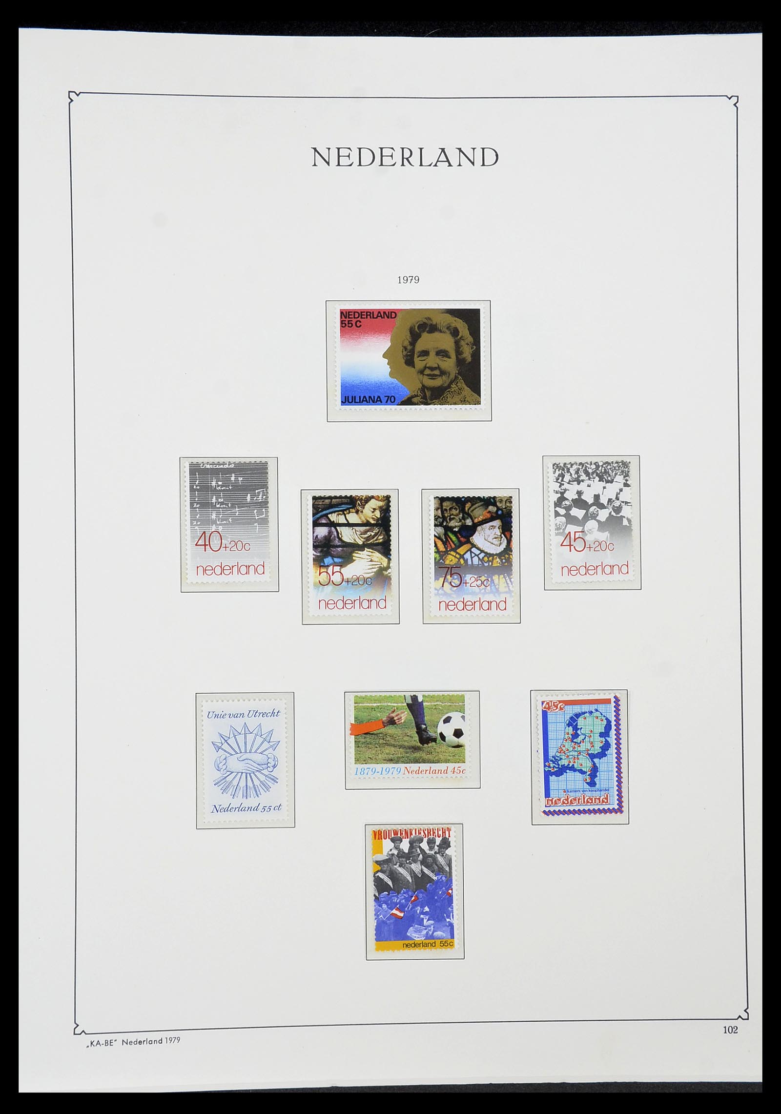 34590 118 - Postzegelverzameling 34590 Nederland 1900-1986.