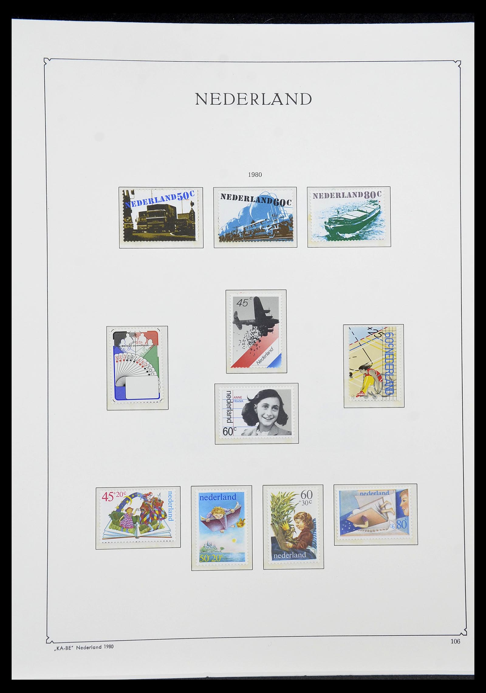 34590 122 - Postzegelverzameling 34590 Nederland 1900-1986.