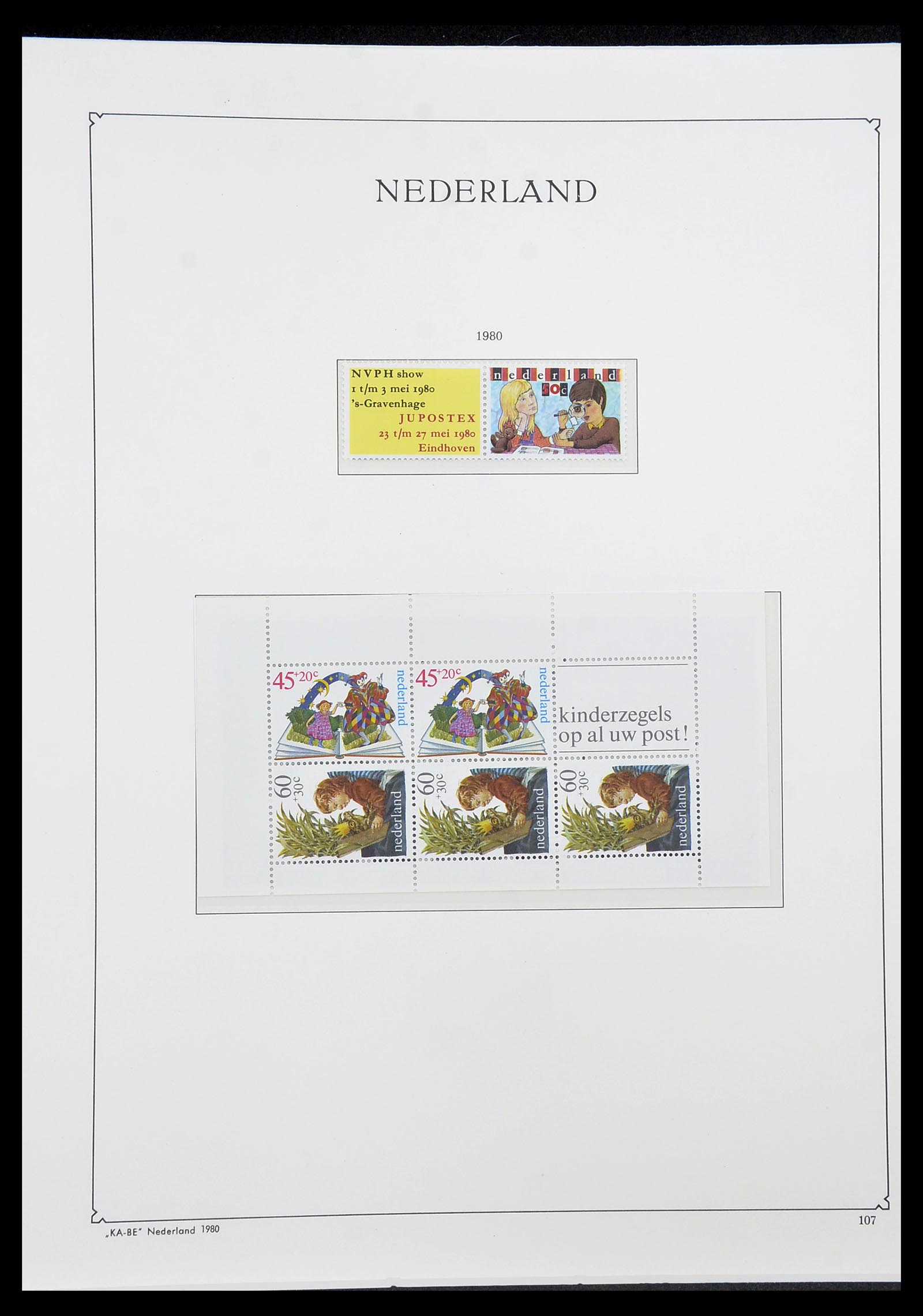 34590 123 - Postzegelverzameling 34590 Nederland 1900-1986.
