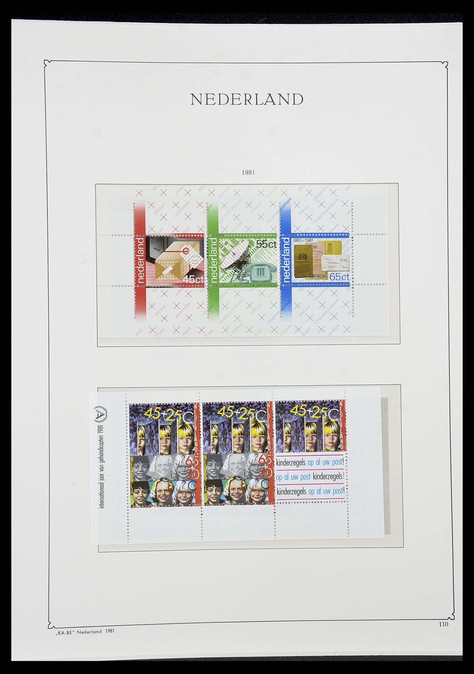 34590 126 - Postzegelverzameling 34590 Nederland 1900-1986.