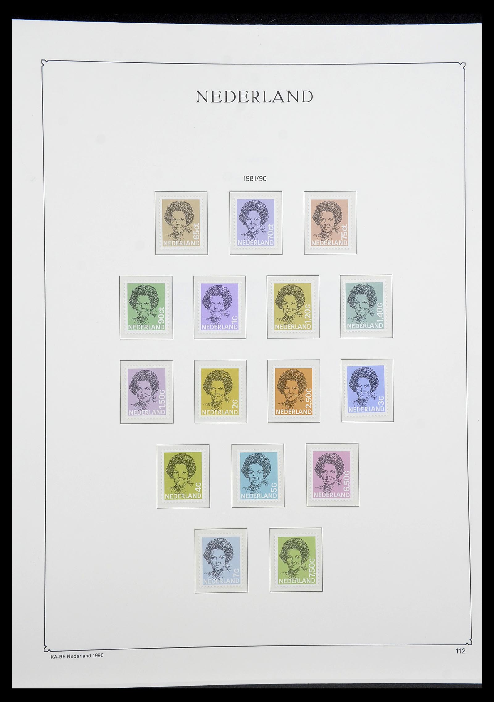 34590 128 - Postzegelverzameling 34590 Nederland 1900-1986.
