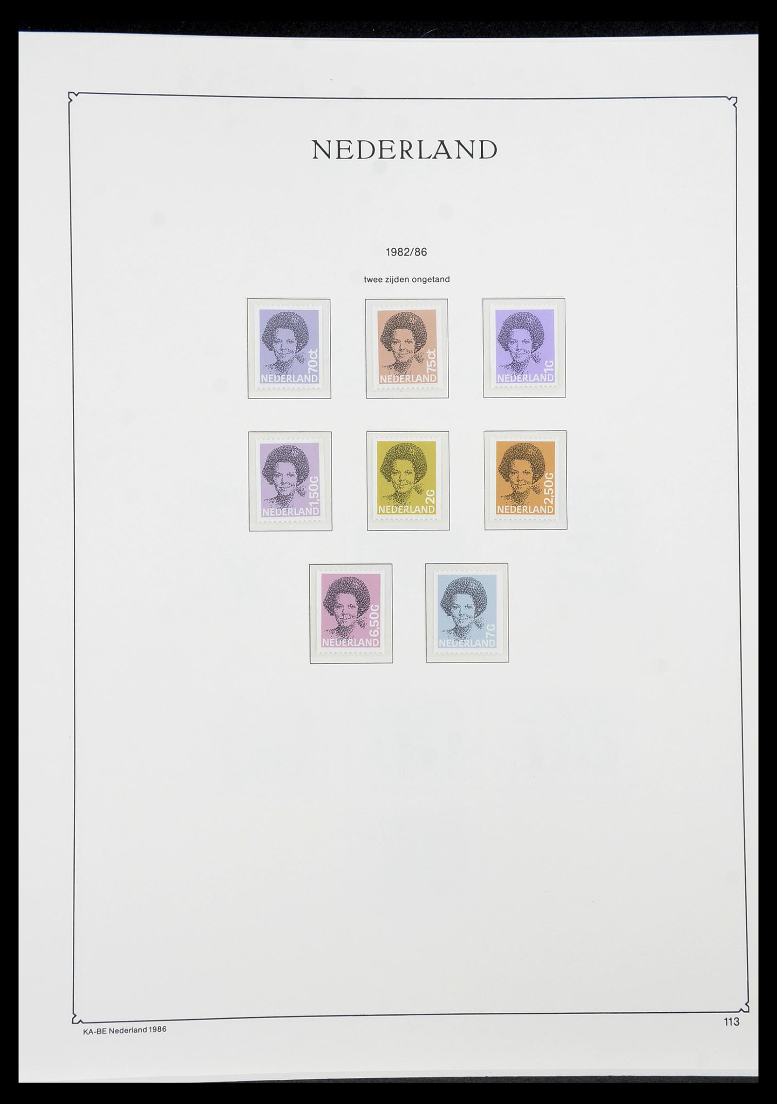 34590 129 - Postzegelverzameling 34590 Nederland 1900-1986.