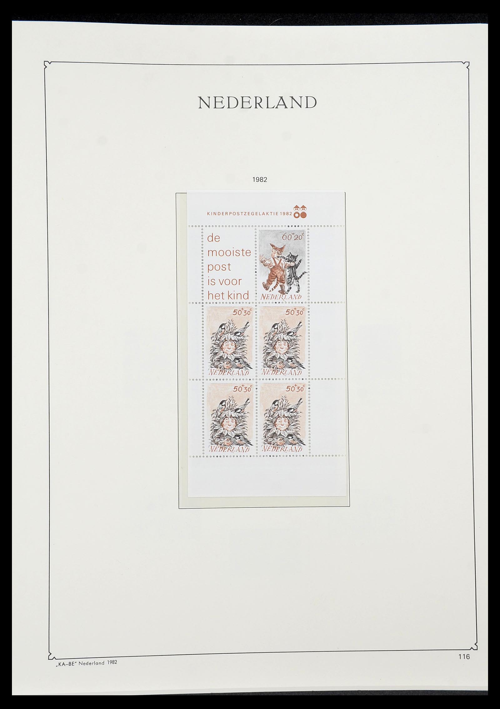 34590 132 - Postzegelverzameling 34590 Nederland 1900-1986.