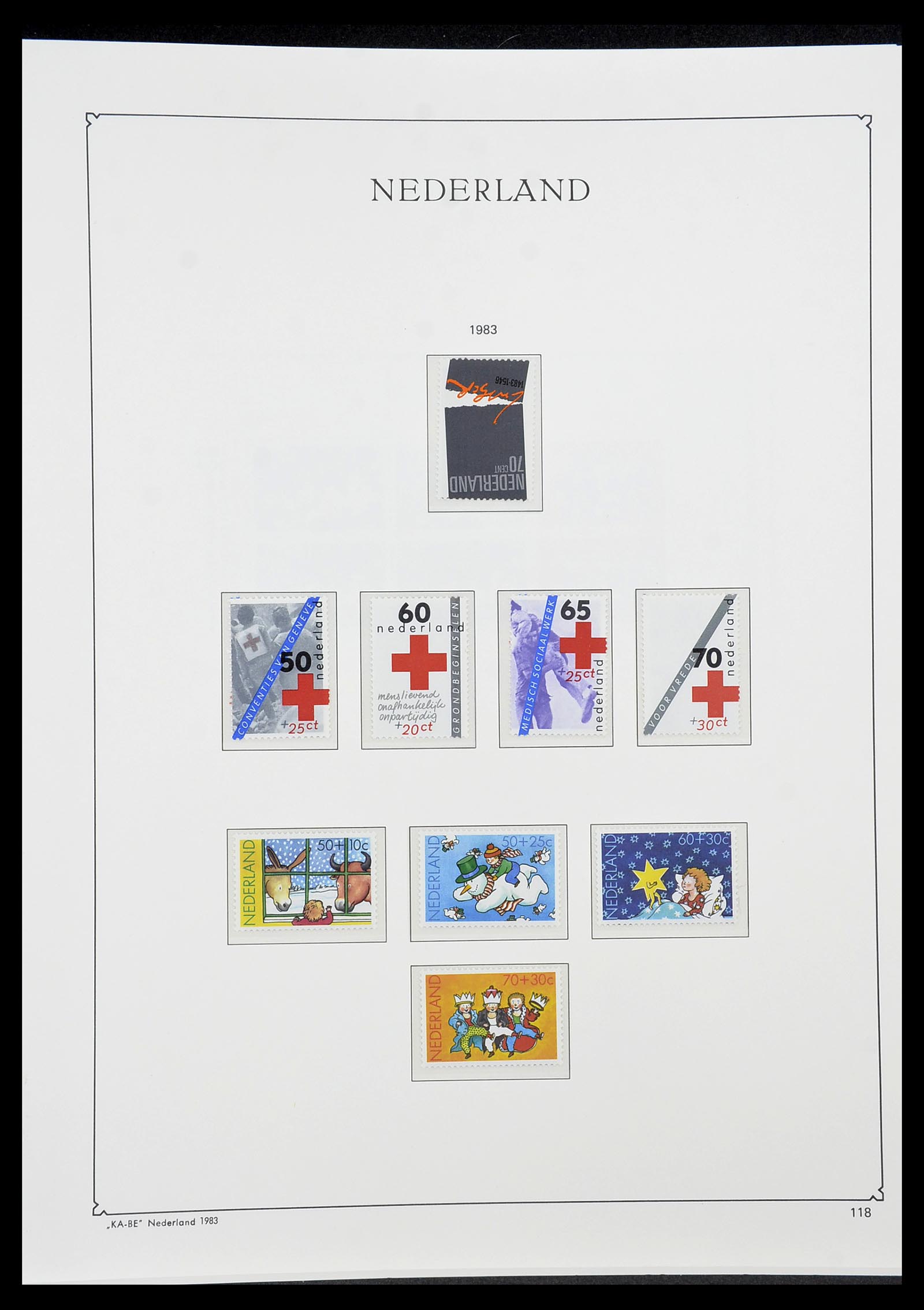 34590 134 - Postzegelverzameling 34590 Nederland 1900-1986.