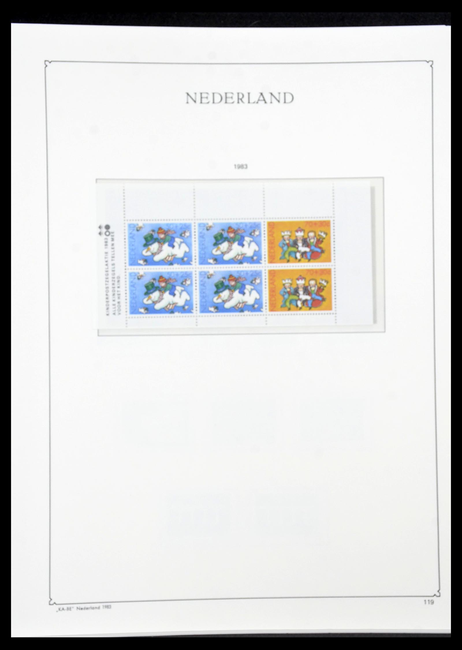 34590 135 - Postzegelverzameling 34590 Nederland 1900-1986.