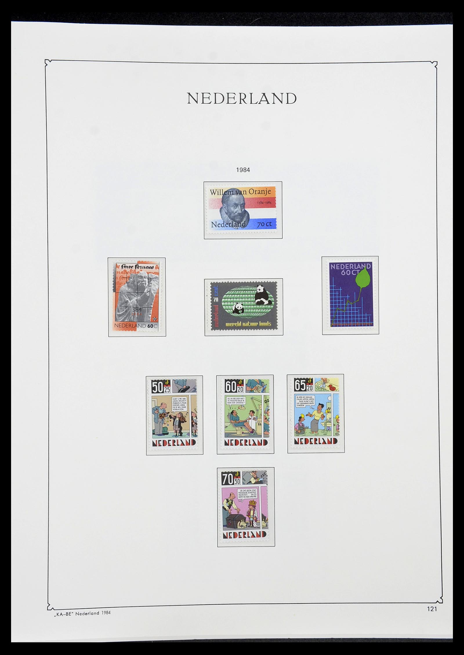 34590 137 - Postzegelverzameling 34590 Nederland 1900-1986.