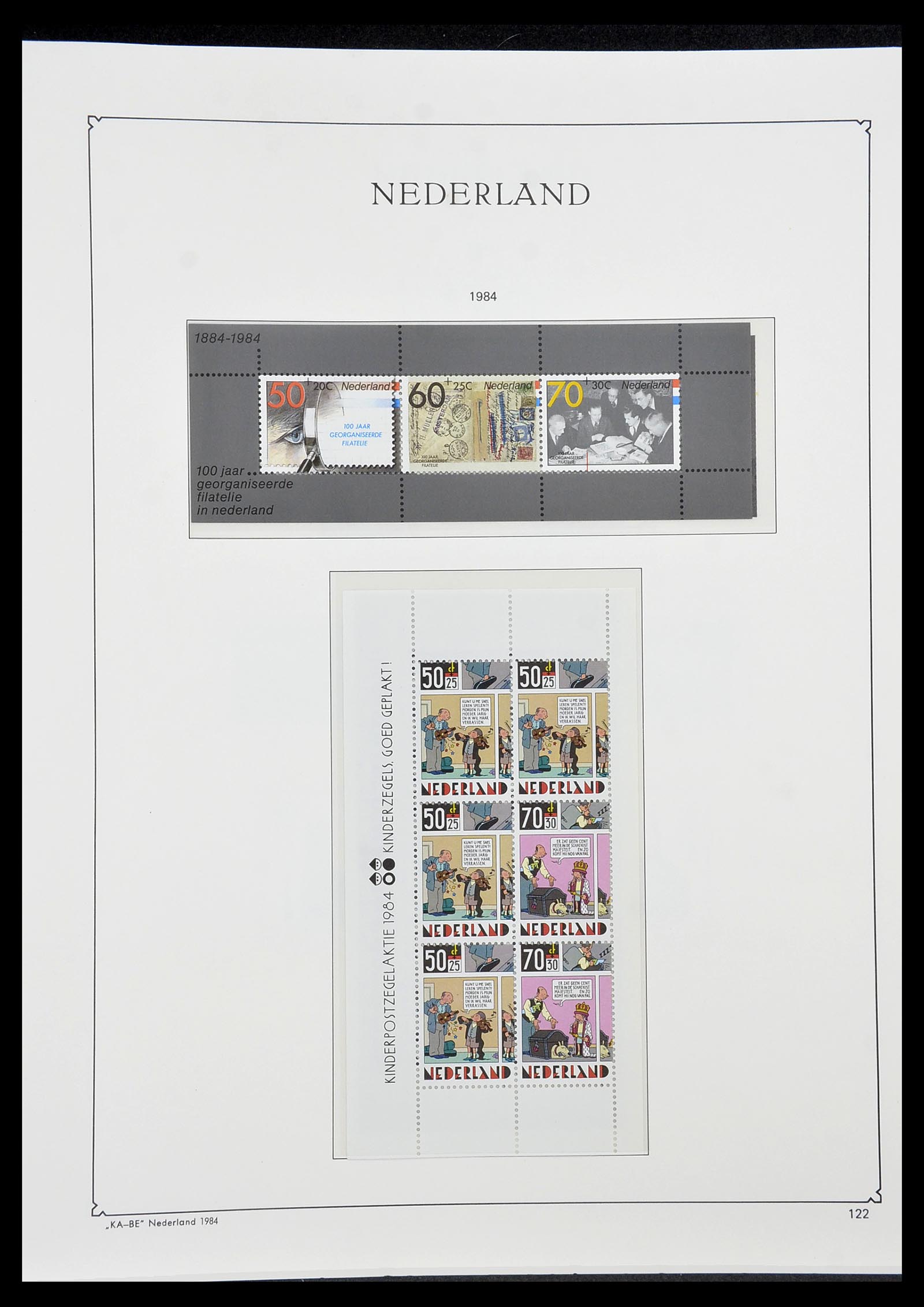 34590 138 - Postzegelverzameling 34590 Nederland 1900-1986.