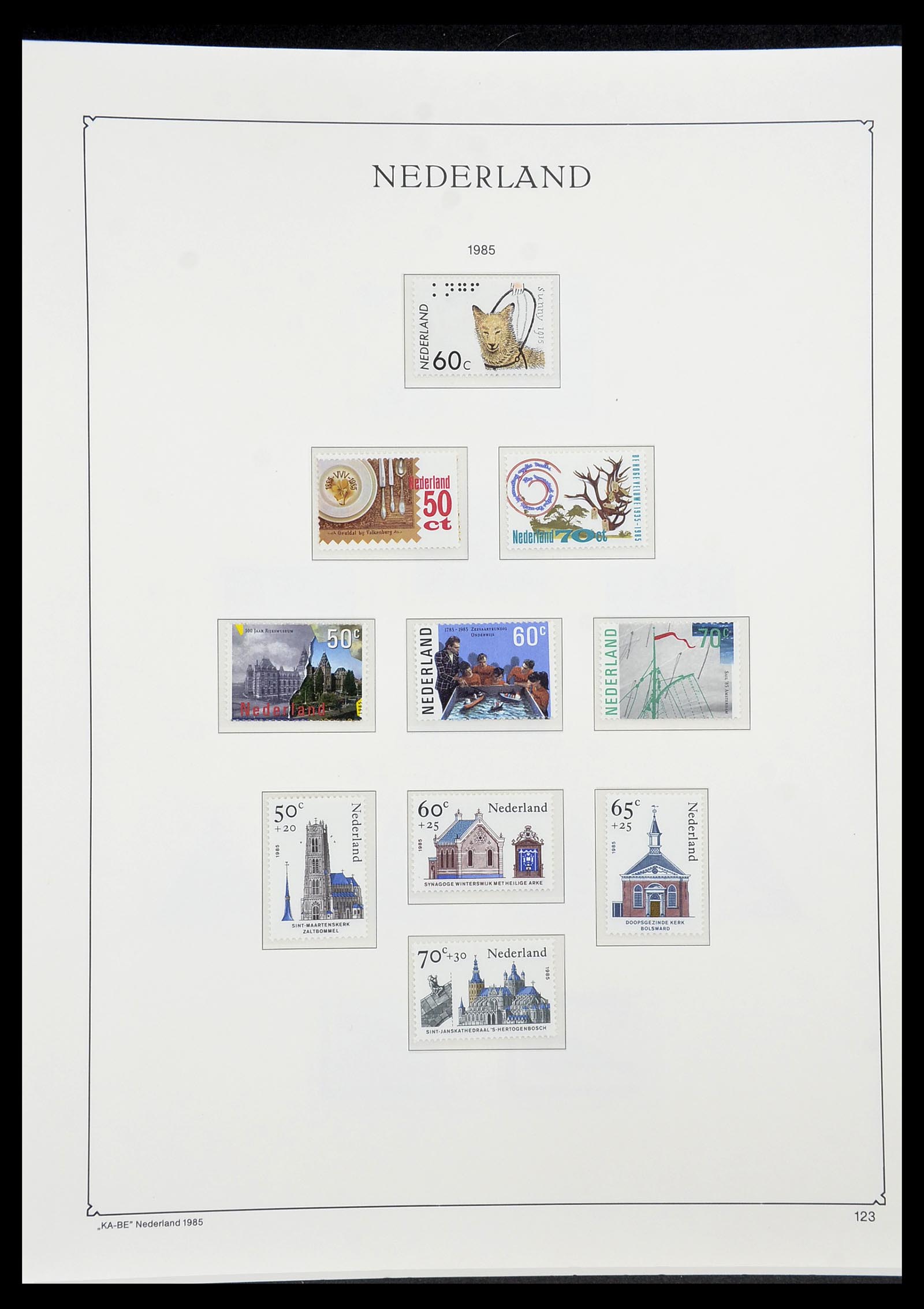 34590 139 - Postzegelverzameling 34590 Nederland 1900-1986.