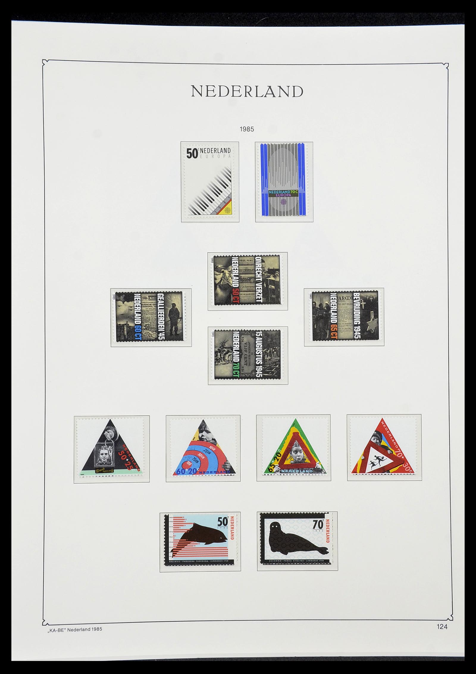 34590 140 - Postzegelverzameling 34590 Nederland 1900-1986.
