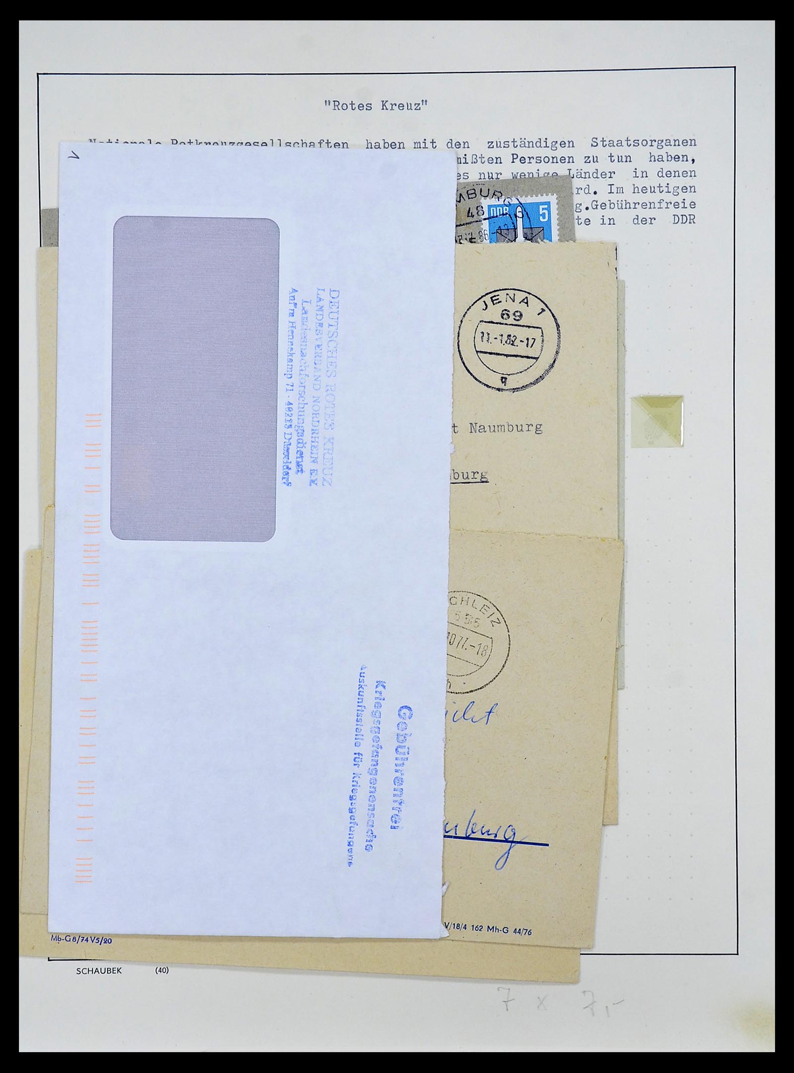 34591 018 - Postzegelverzameling 34591 DDR dienst 1948-1985.