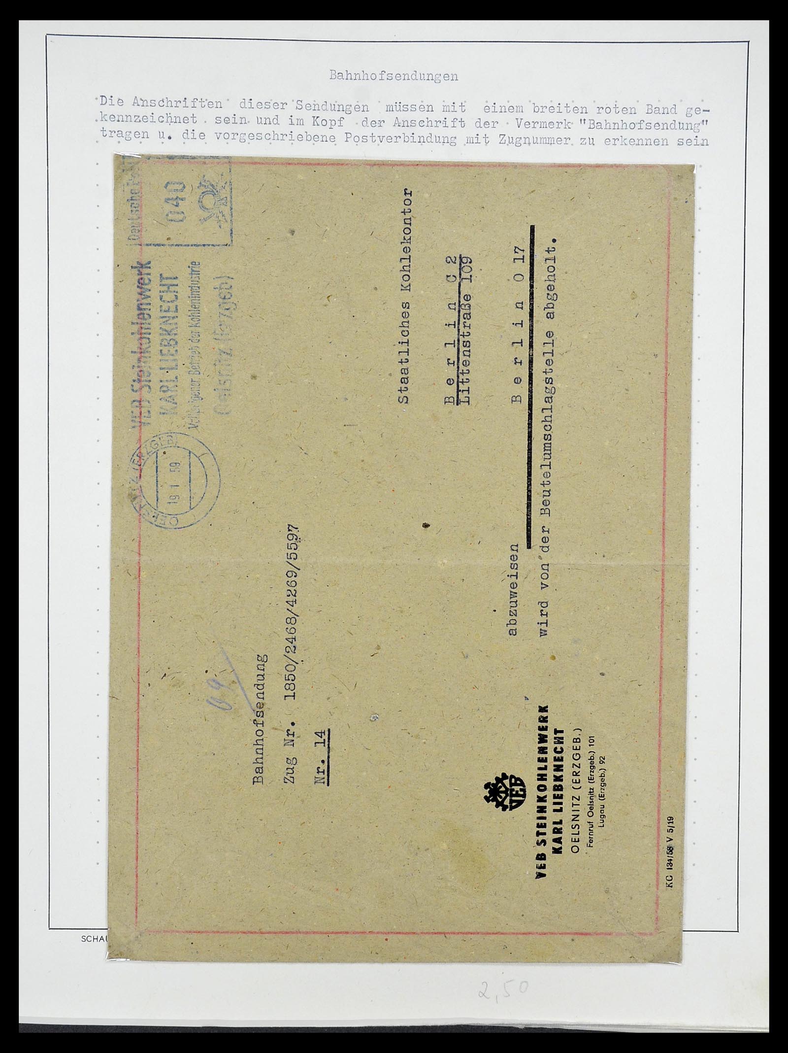 34591 020 - Postzegelverzameling 34591 DDR dienst 1948-1985.