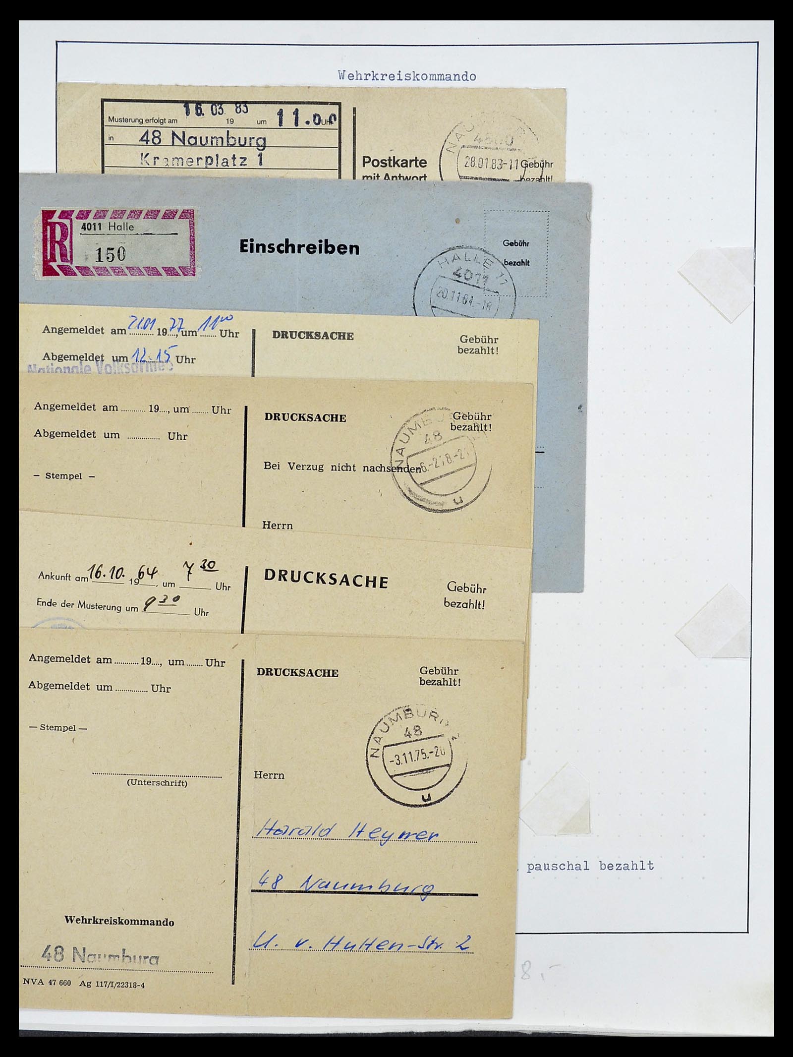 34591 022 - Postzegelverzameling 34591 DDR dienst 1948-1985.