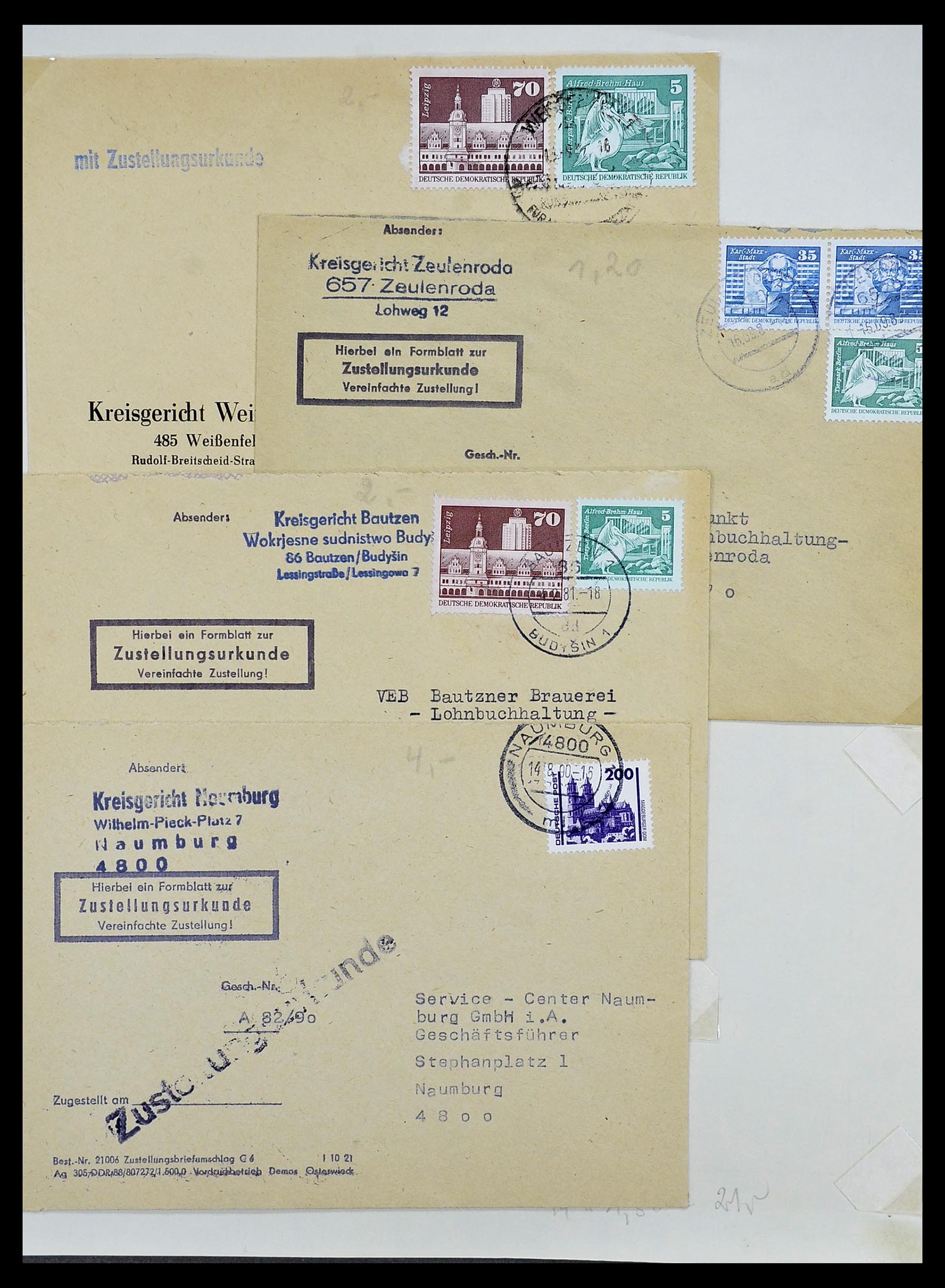 34591 030 - Stamp Collection 34591 GDR service 1948-1985.
