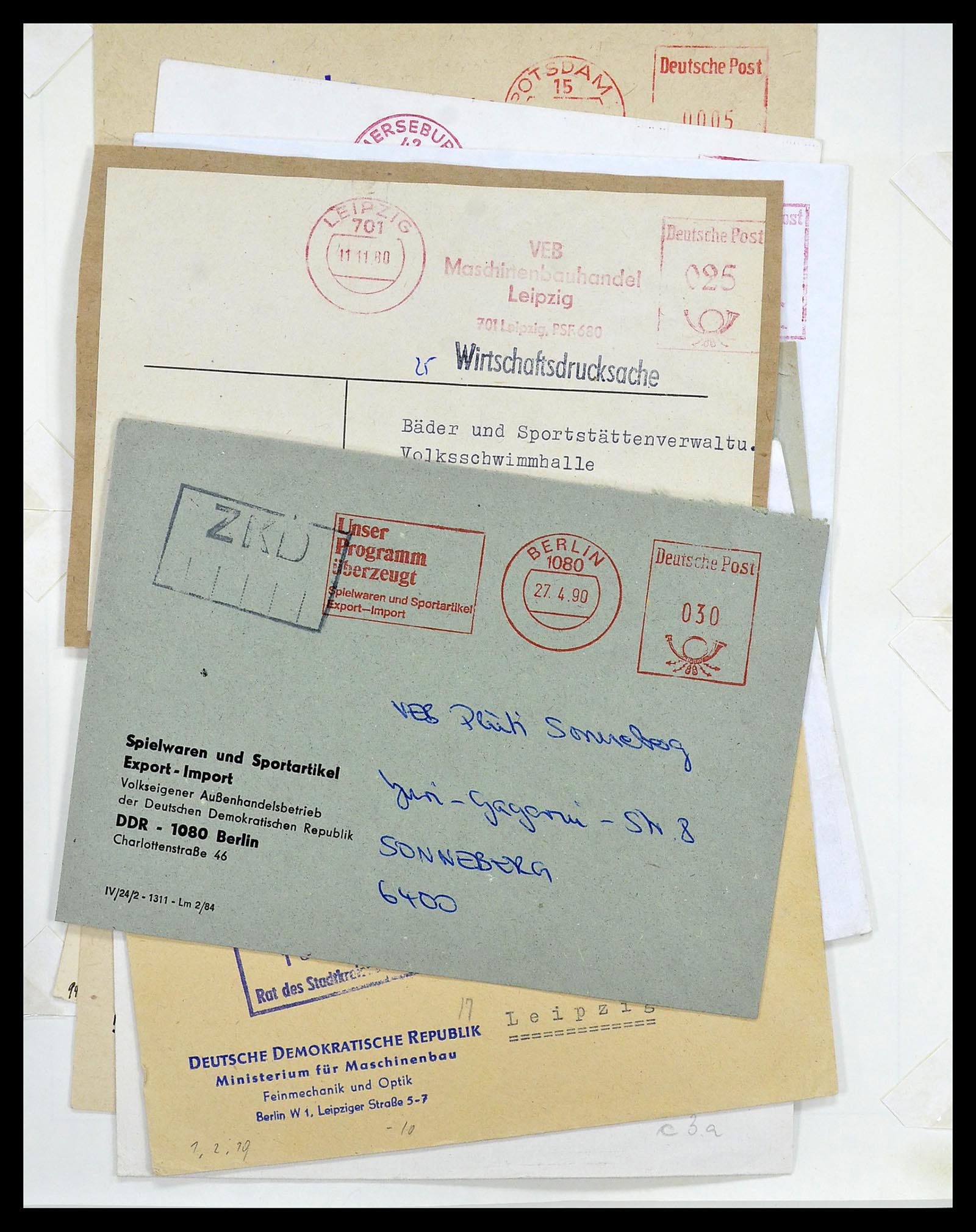 34591 031 - Postzegelverzameling 34591 DDR dienst 1948-1985.