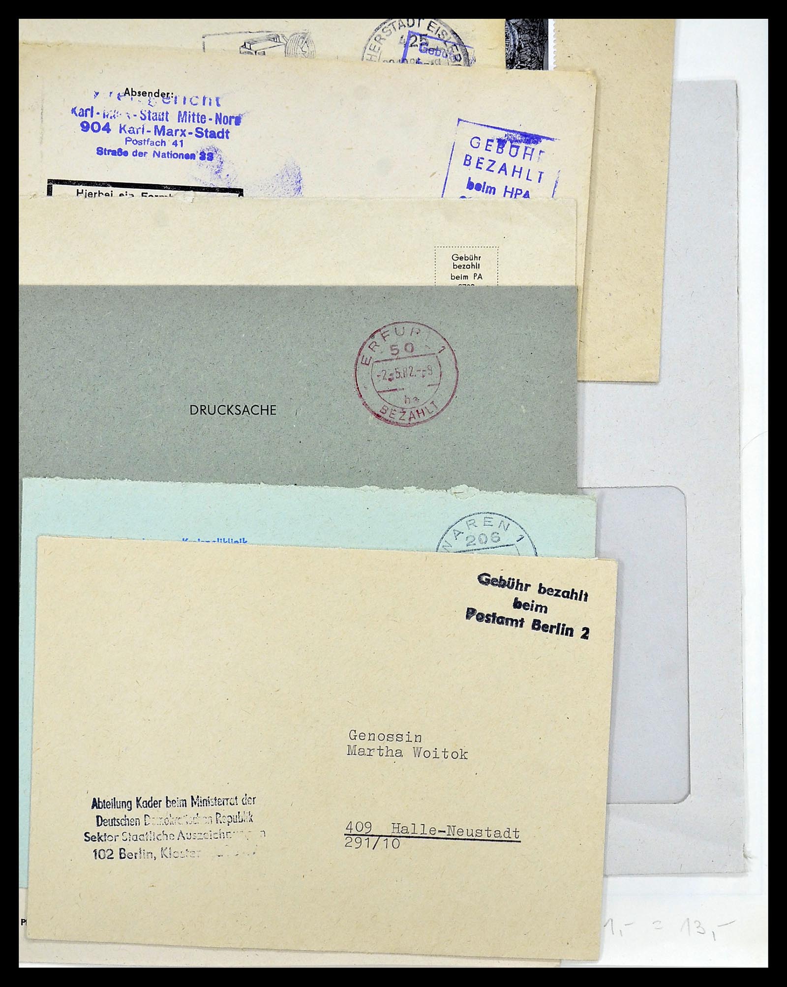 34591 033 - Postzegelverzameling 34591 DDR dienst 1948-1985.