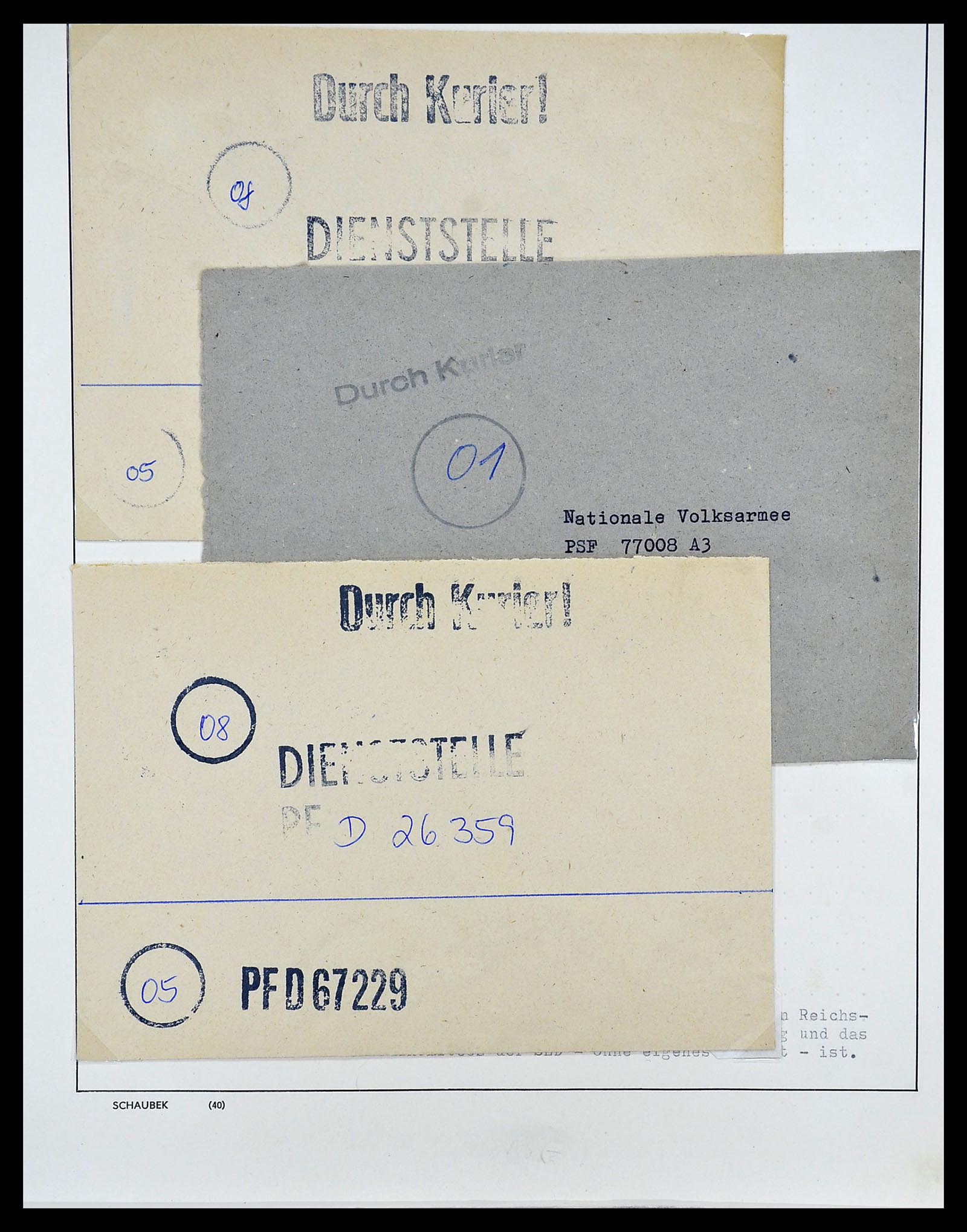 34591 035 - Postzegelverzameling 34591 DDR dienst 1948-1985.