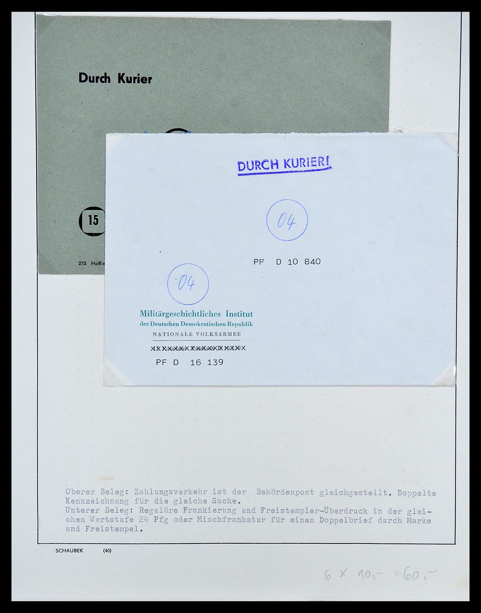 34591 036 - Postzegelverzameling 34591 DDR dienst 1948-1985.