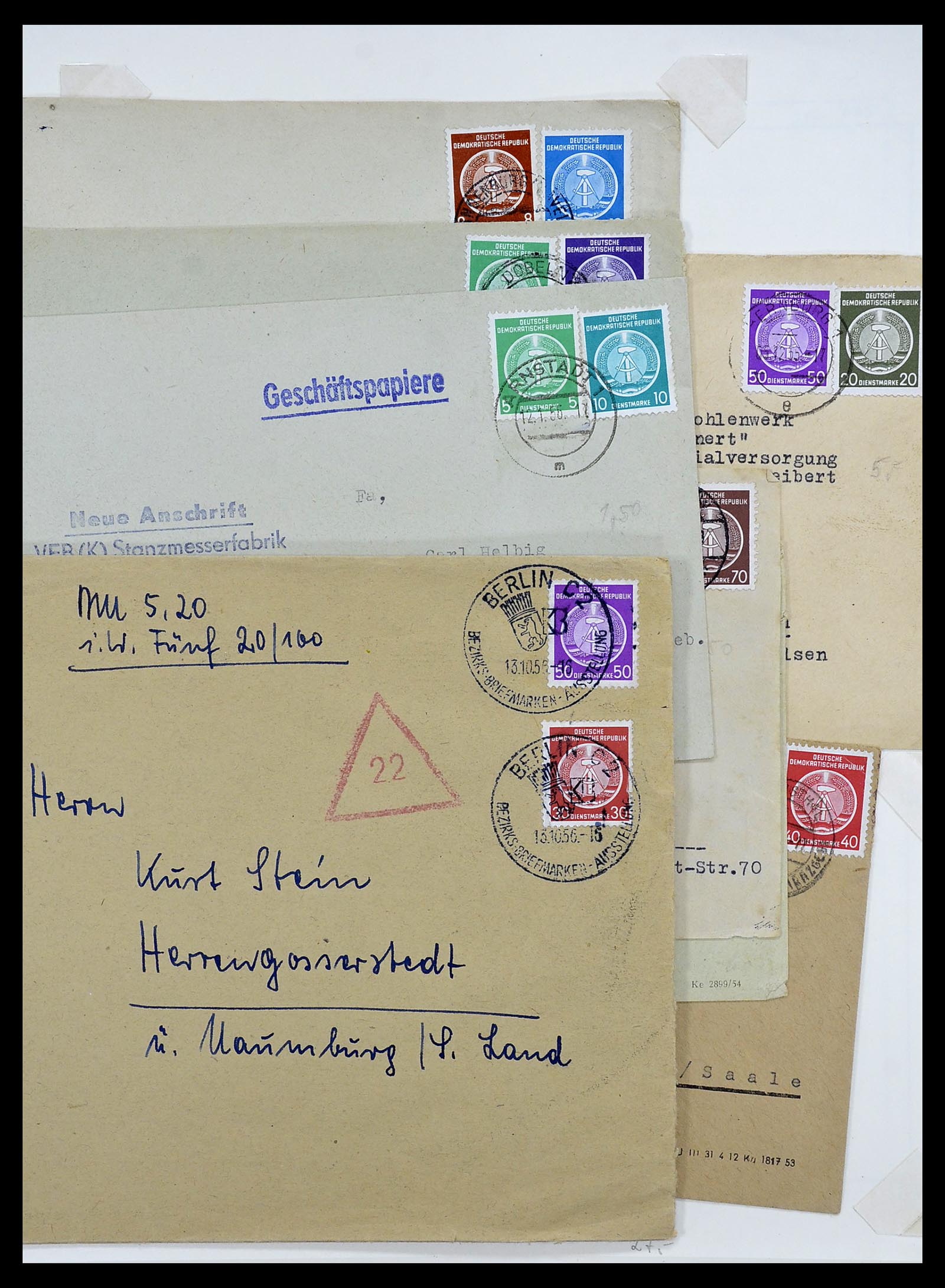 34591 047 - Postzegelverzameling 34591 DDR dienst 1948-1985.