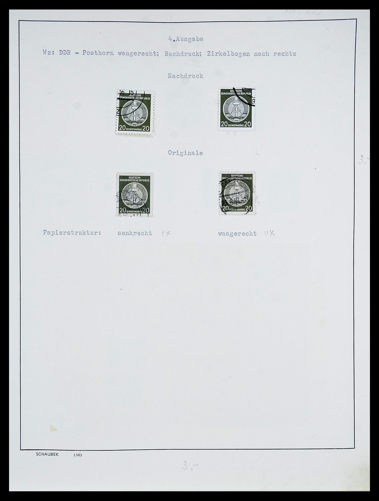 34591 055 - Postzegelverzameling 34591 DDR dienst 1948-1985.