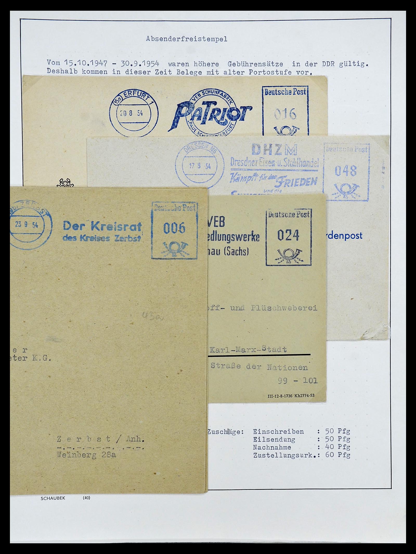 34591 102 - Postzegelverzameling 34591 DDR dienst 1948-1985.